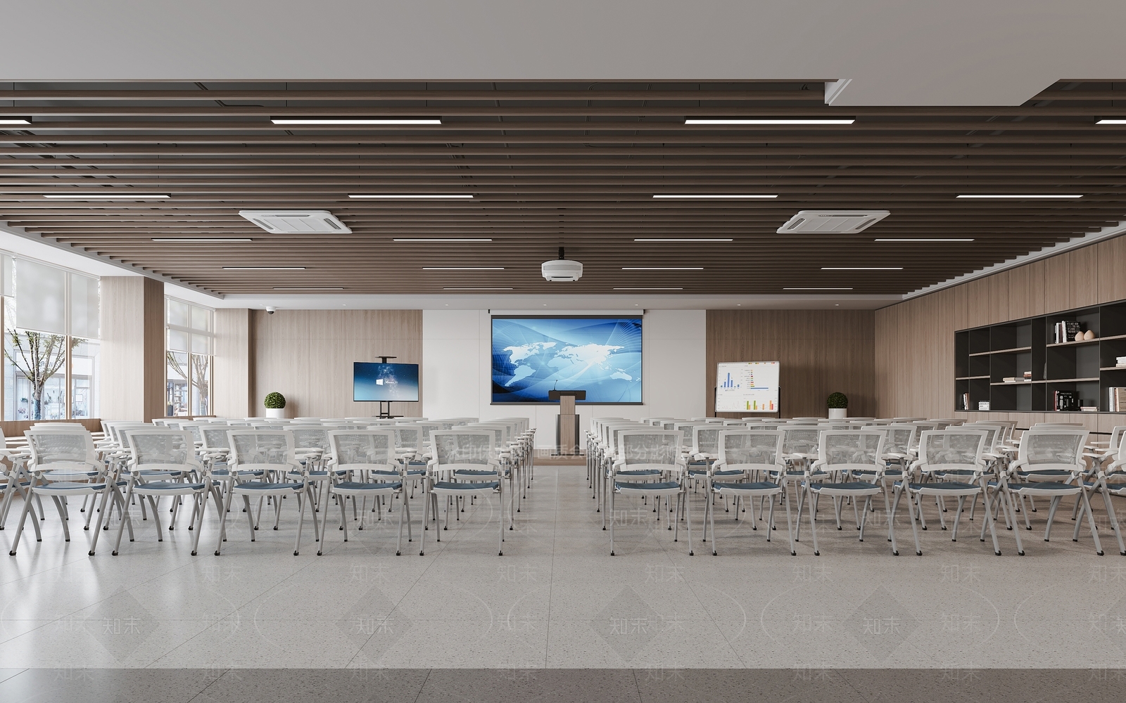 现代报告厅3D模型下载【ID:1215070498】