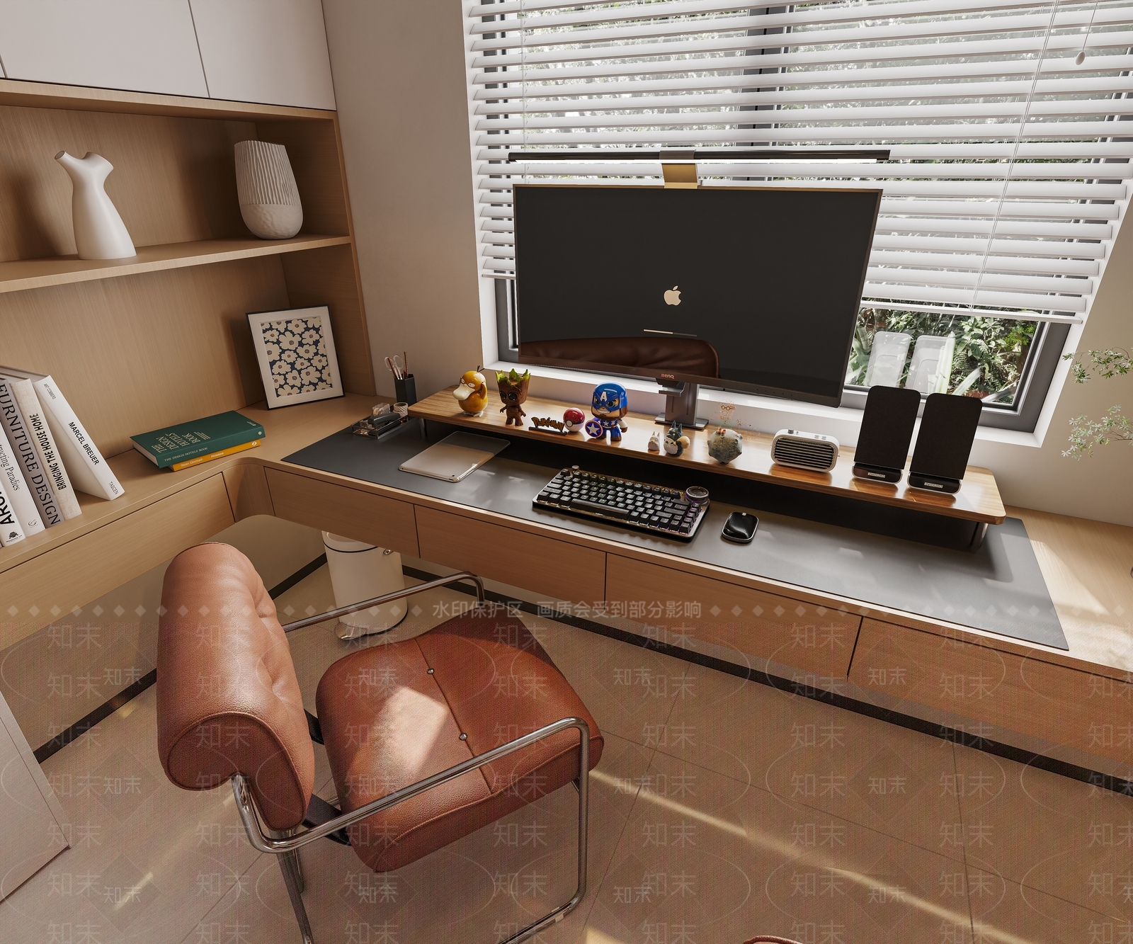 现代办公区3D模型下载【ID:1215070459】