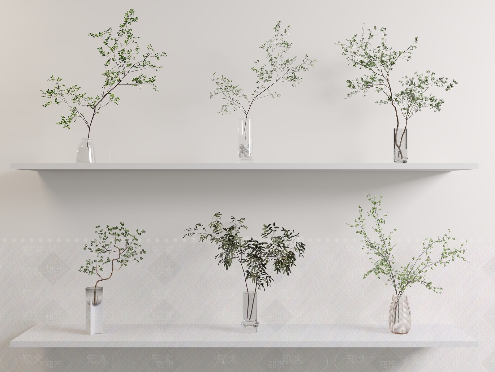 水生植物3D模型下载【ID:1189454436】