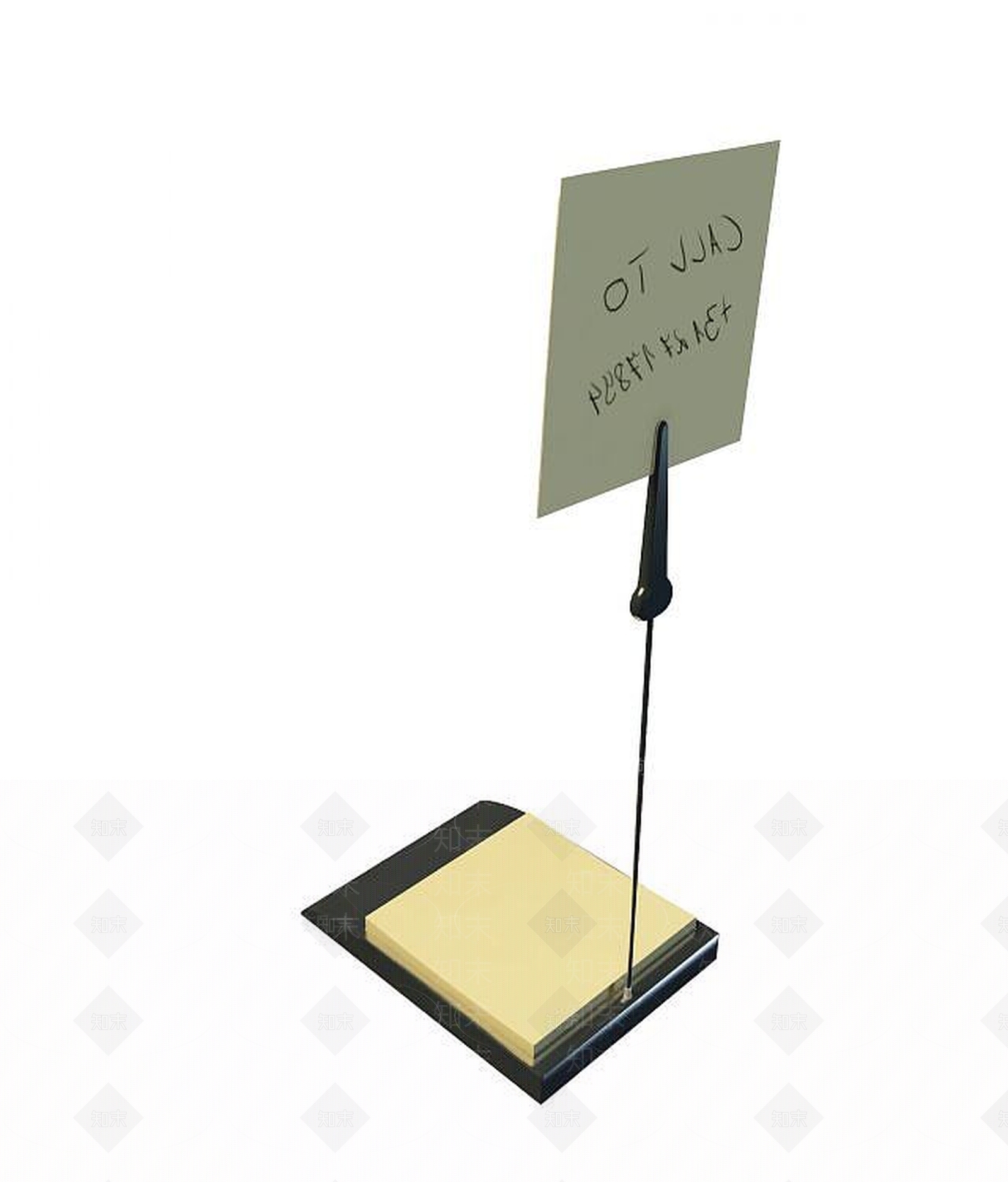 现代便利贴3D模型下载【ID:1189455339】