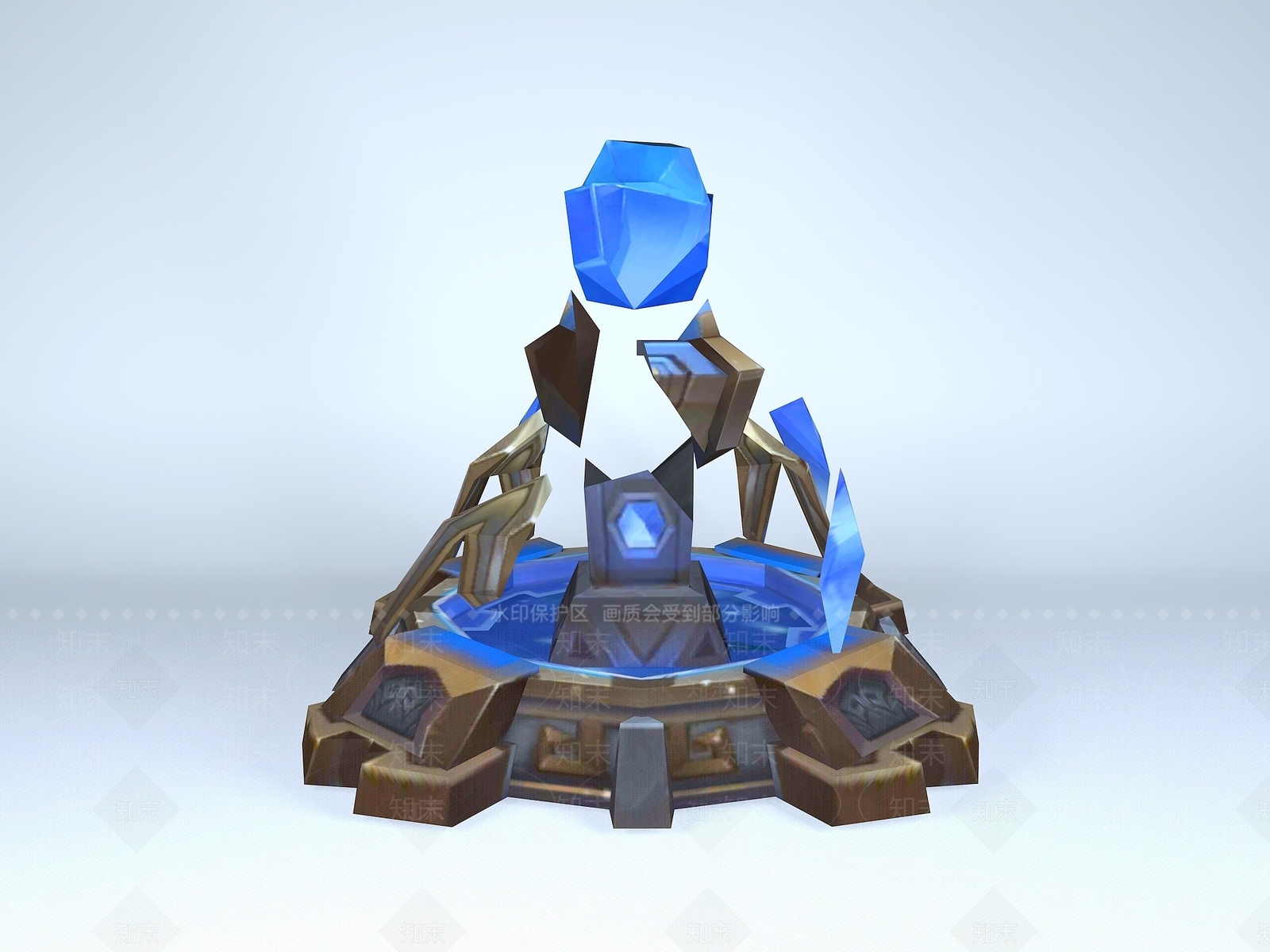 现代LOL王者荣耀游戏场景3D模型下载【ID:1189455879】