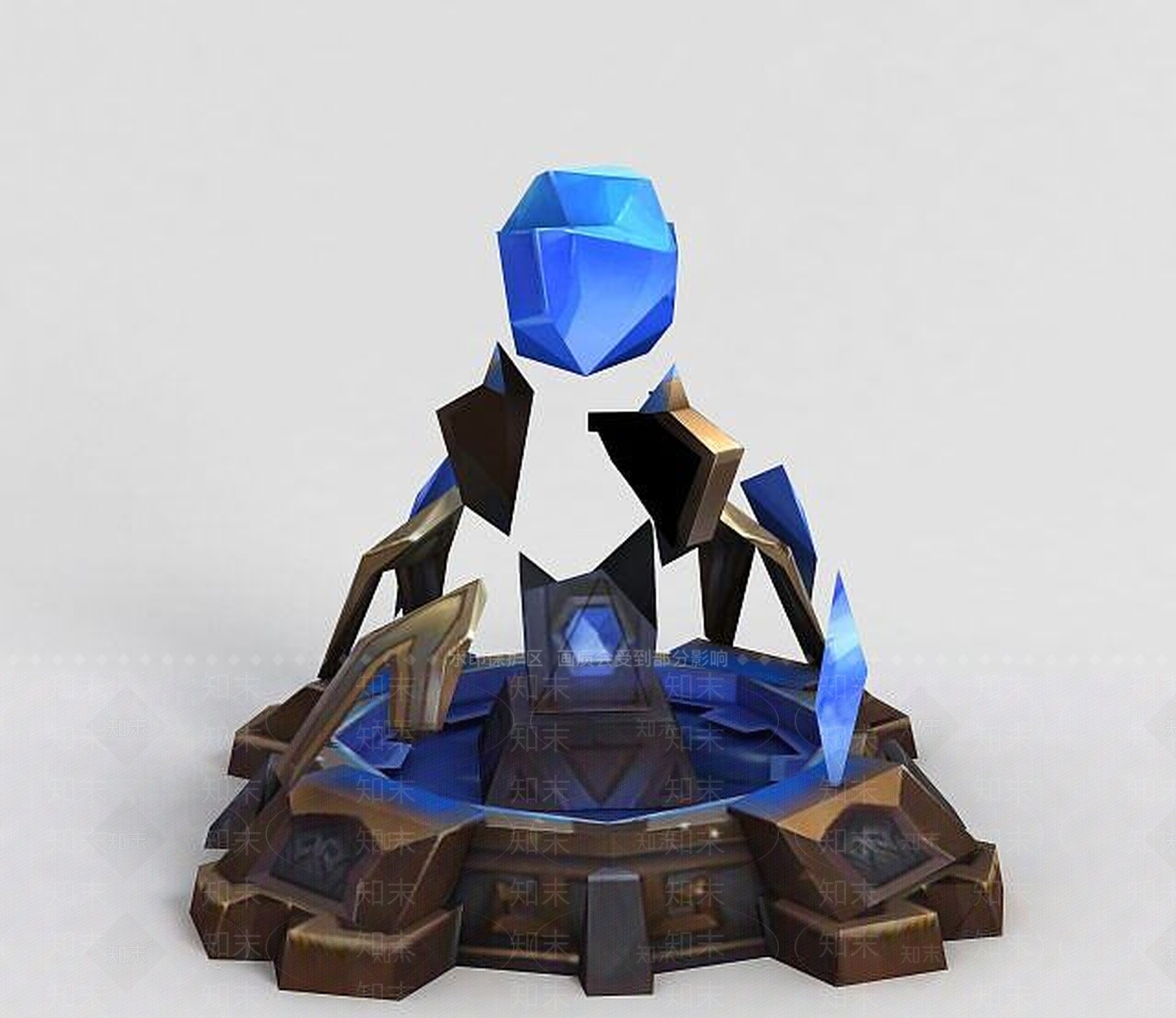 现代LOL王者荣耀游戏场景3D模型下载【ID:1189455879】