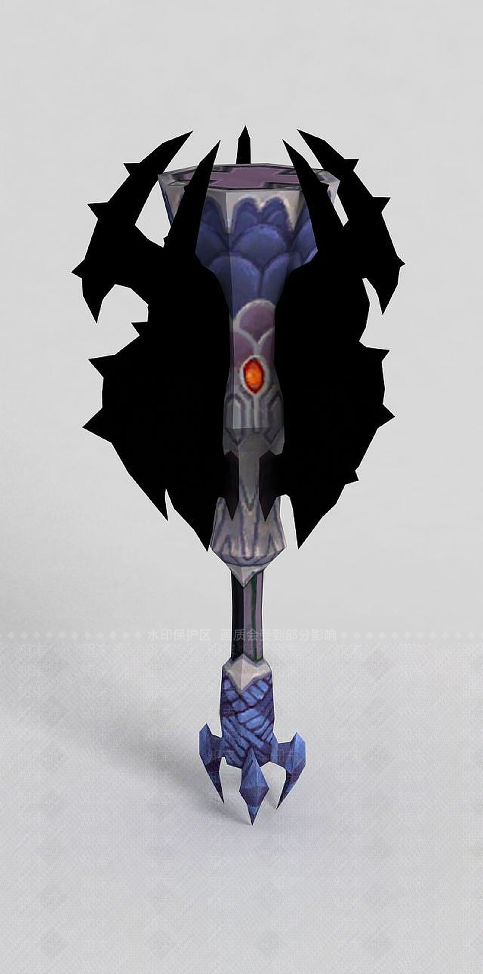 现代龙之谷武器斧头锤子3D模型下载【ID:1189459729】