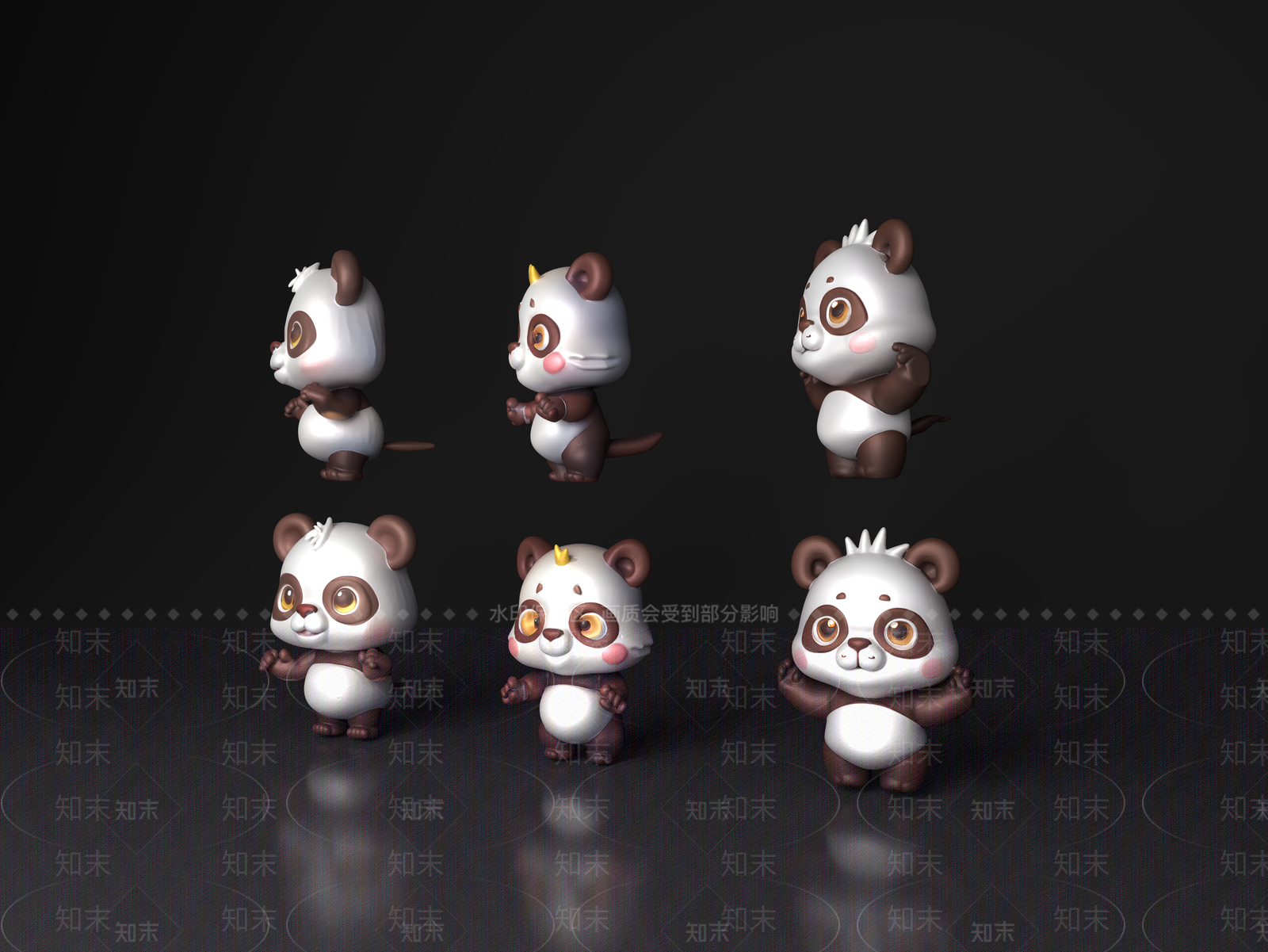 爬行类动物3D模型下载【ID:1189460081】