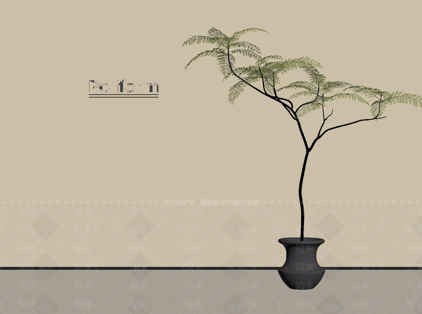 盆栽SU模型下载【ID:1189460395】