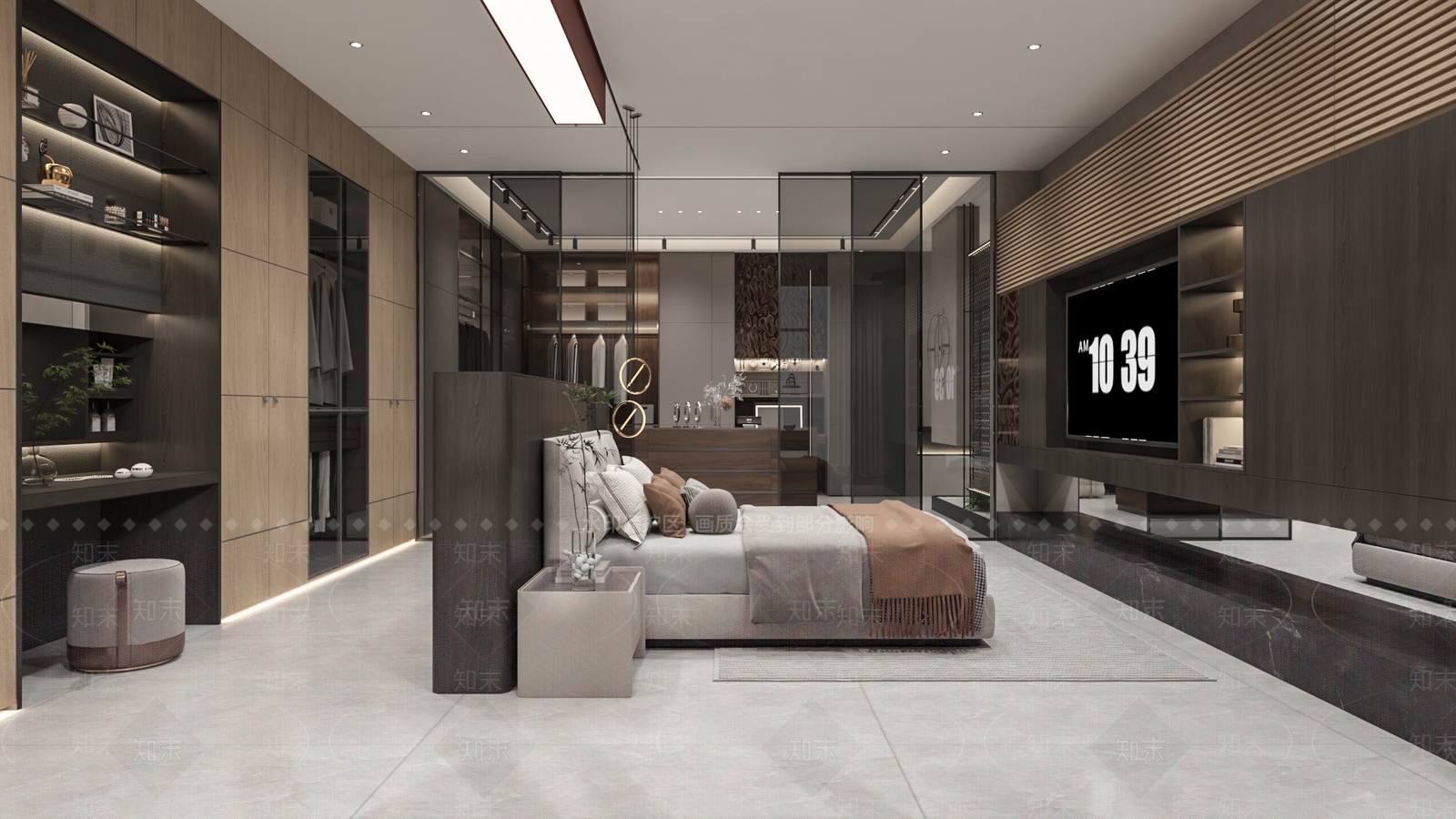 现代轻奢家居卧室3D模型下载【ID:1189463796】