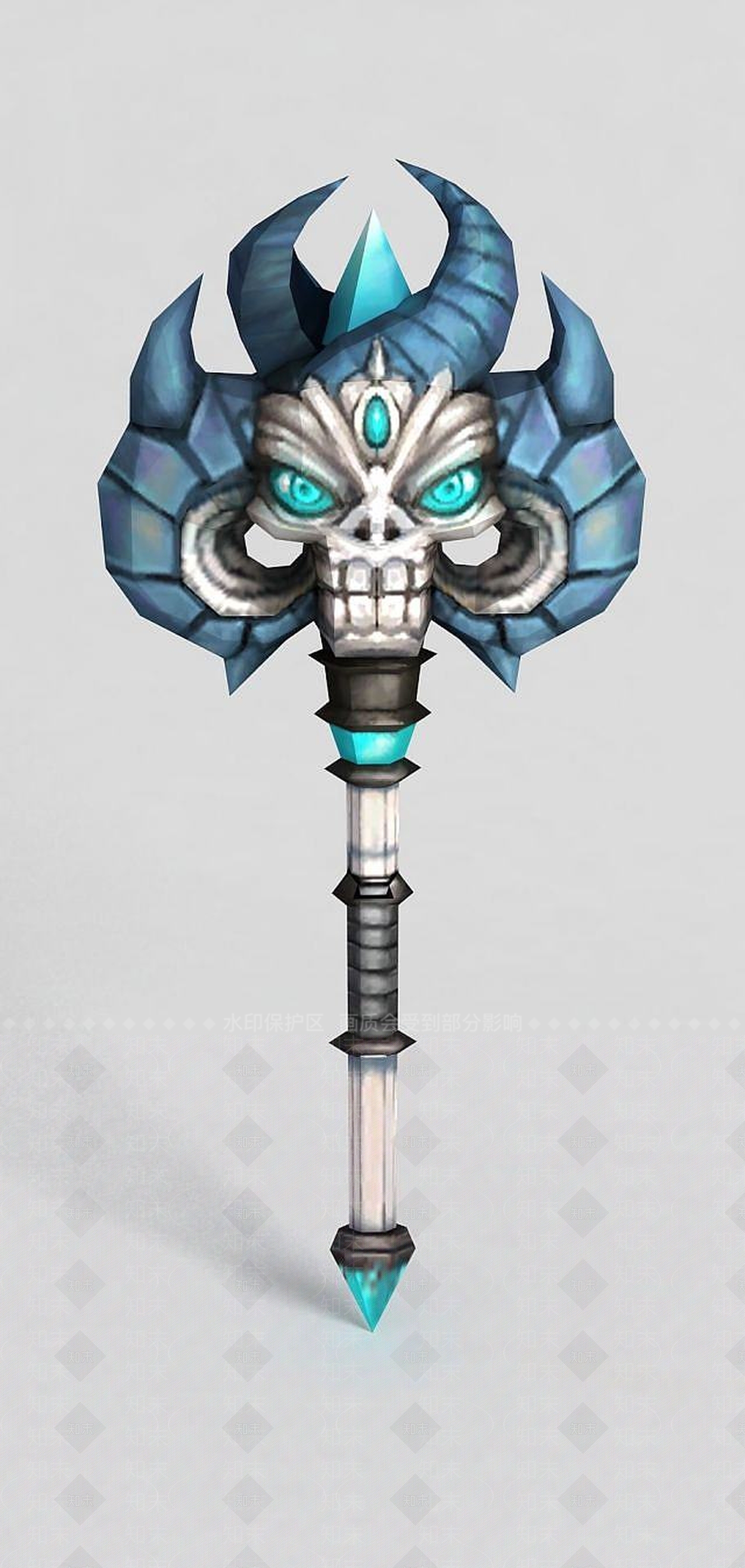 现代龙之谷武器斧头锤子3D模型下载【ID:1189460884】