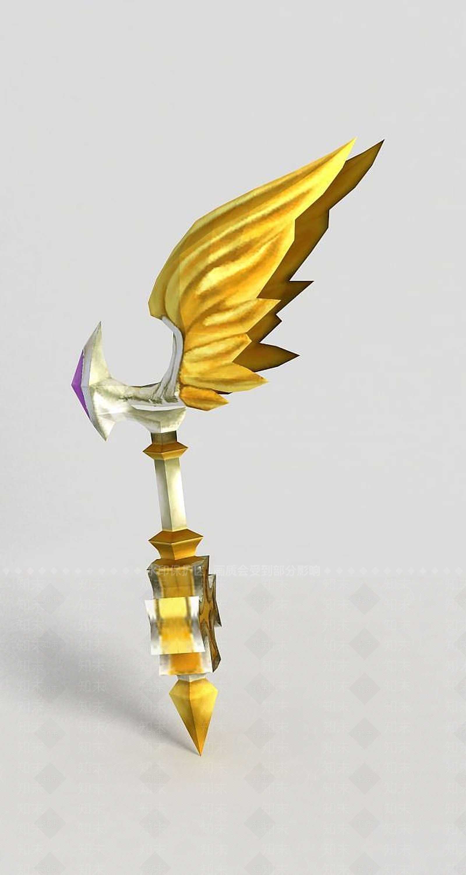 现代龙之谷武器斧头锤子3D模型下载【ID:1189461275】