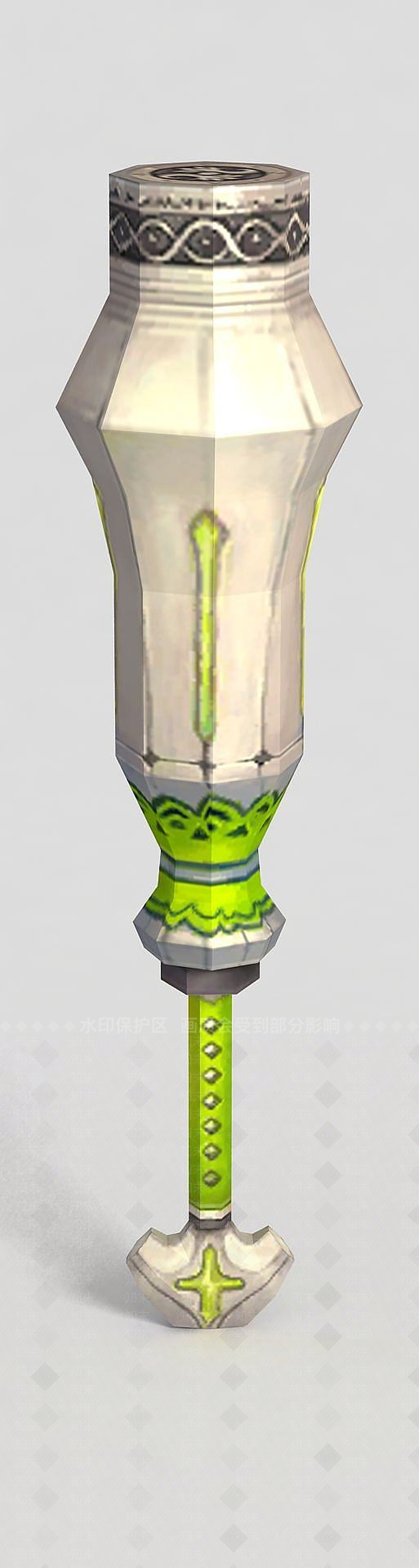 现代龙之谷武器斧头锤子3D模型下载【ID:1189461269】