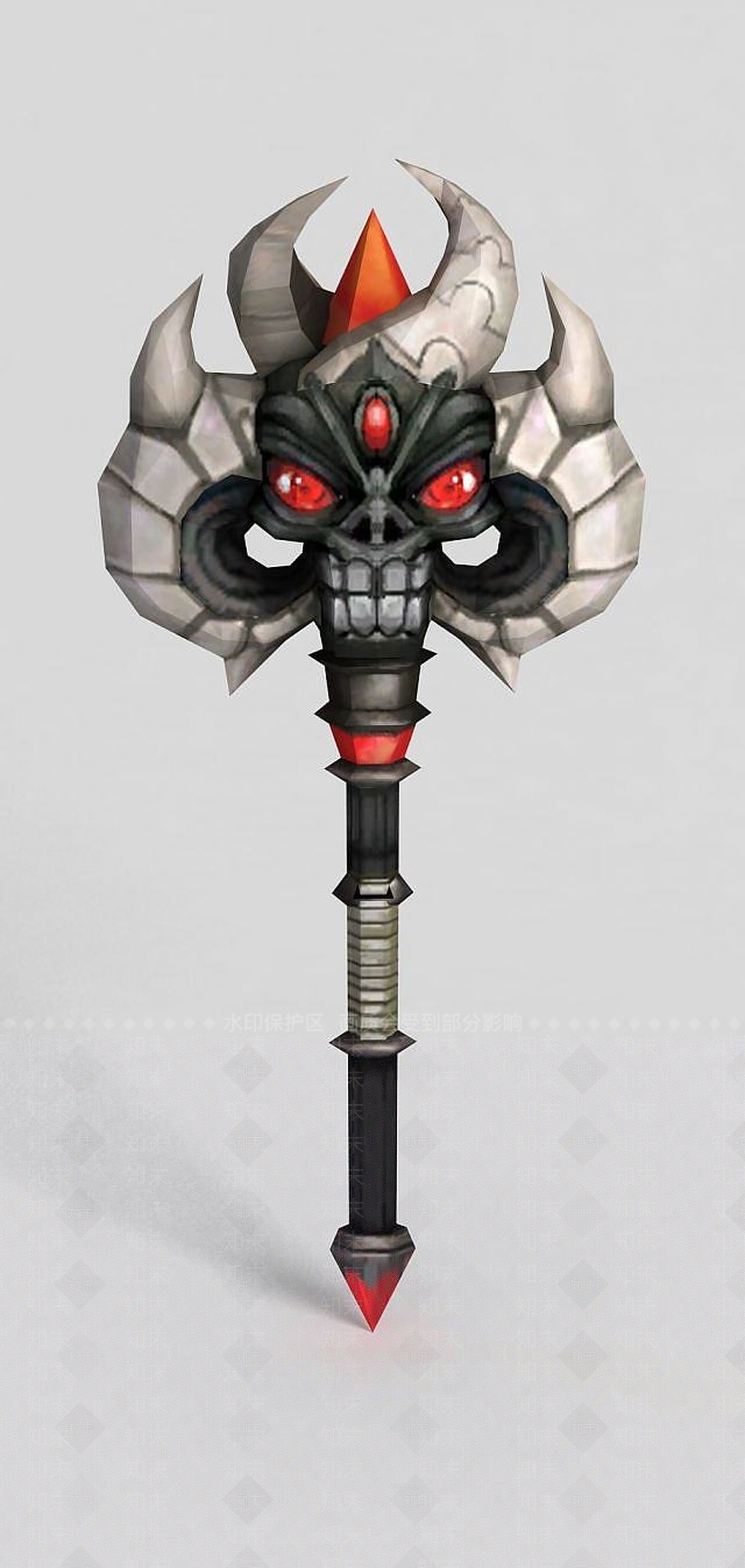 现代龙之谷武器斧头锤子3D模型下载【ID:1189461480】