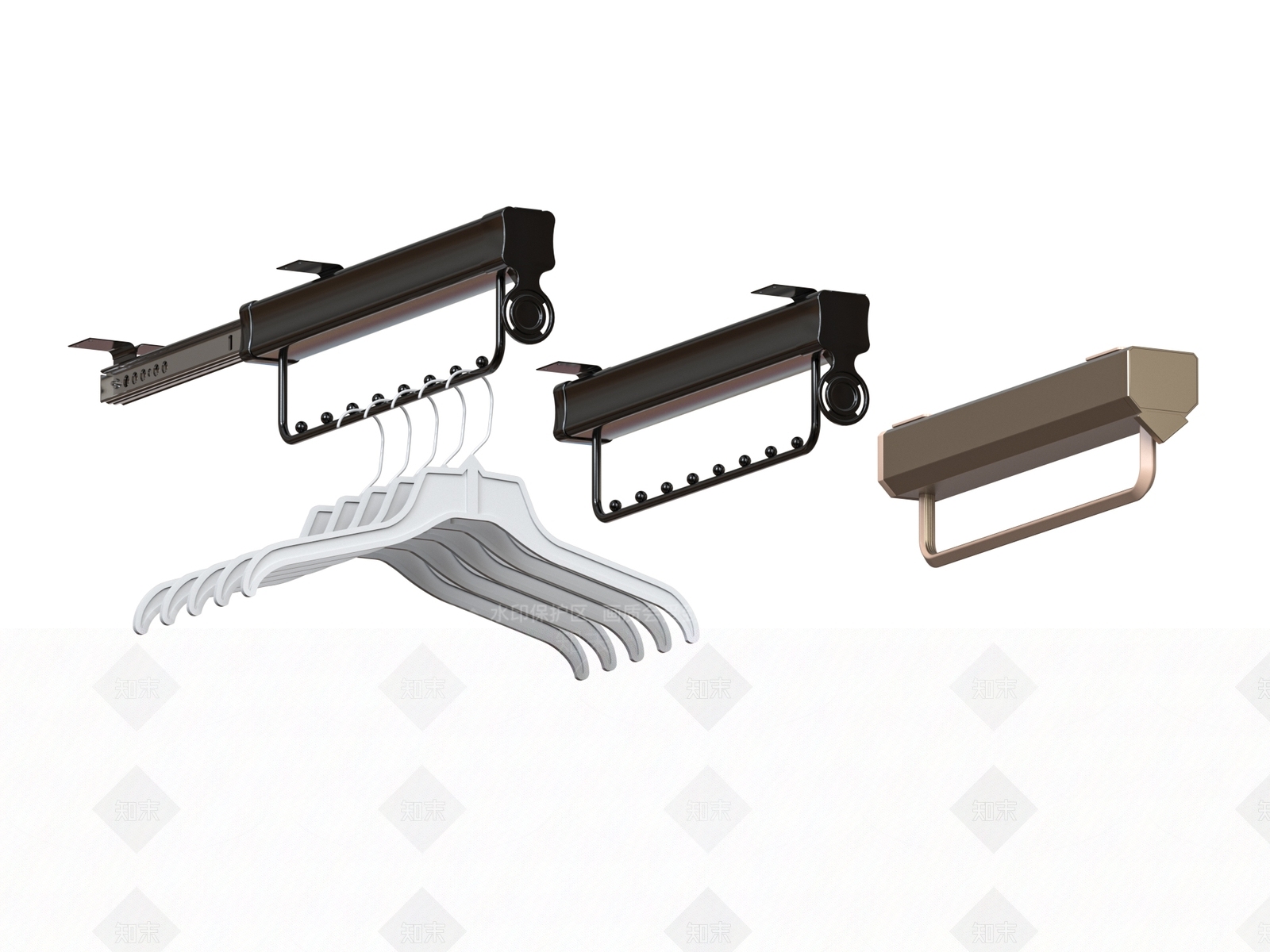 晾衣架3D模型下载【ID:1189463069】