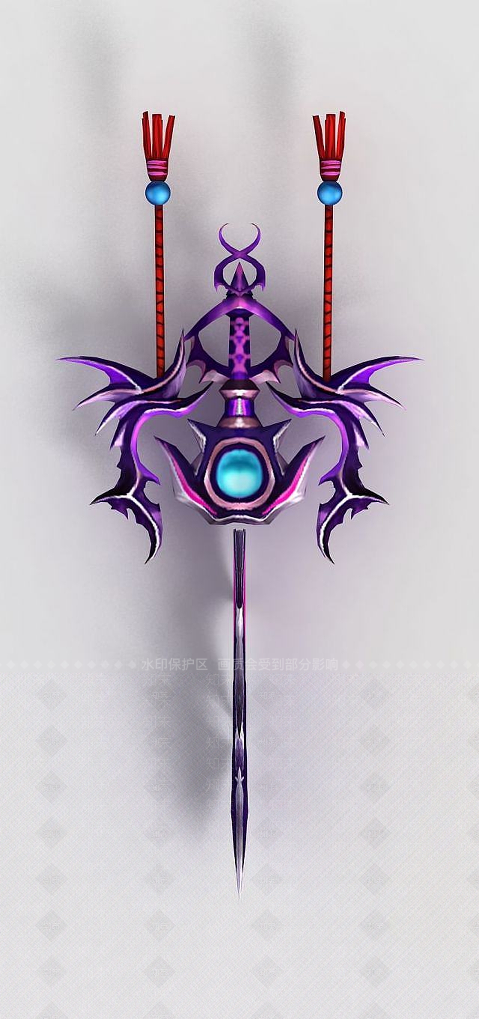 现代游戏道具天魔飞剑3D模型下载【ID:1189465555】