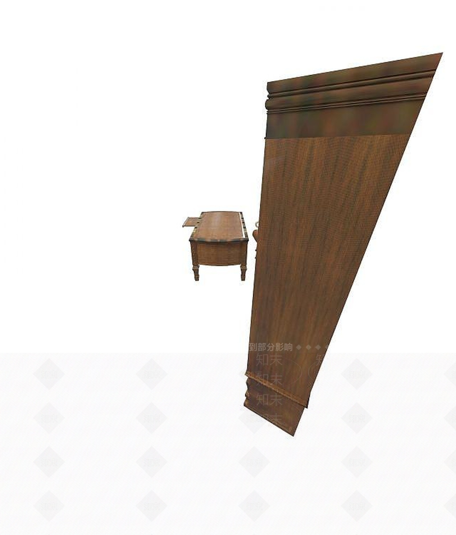 现代书桌椅3D模型下载【ID:1189466838】