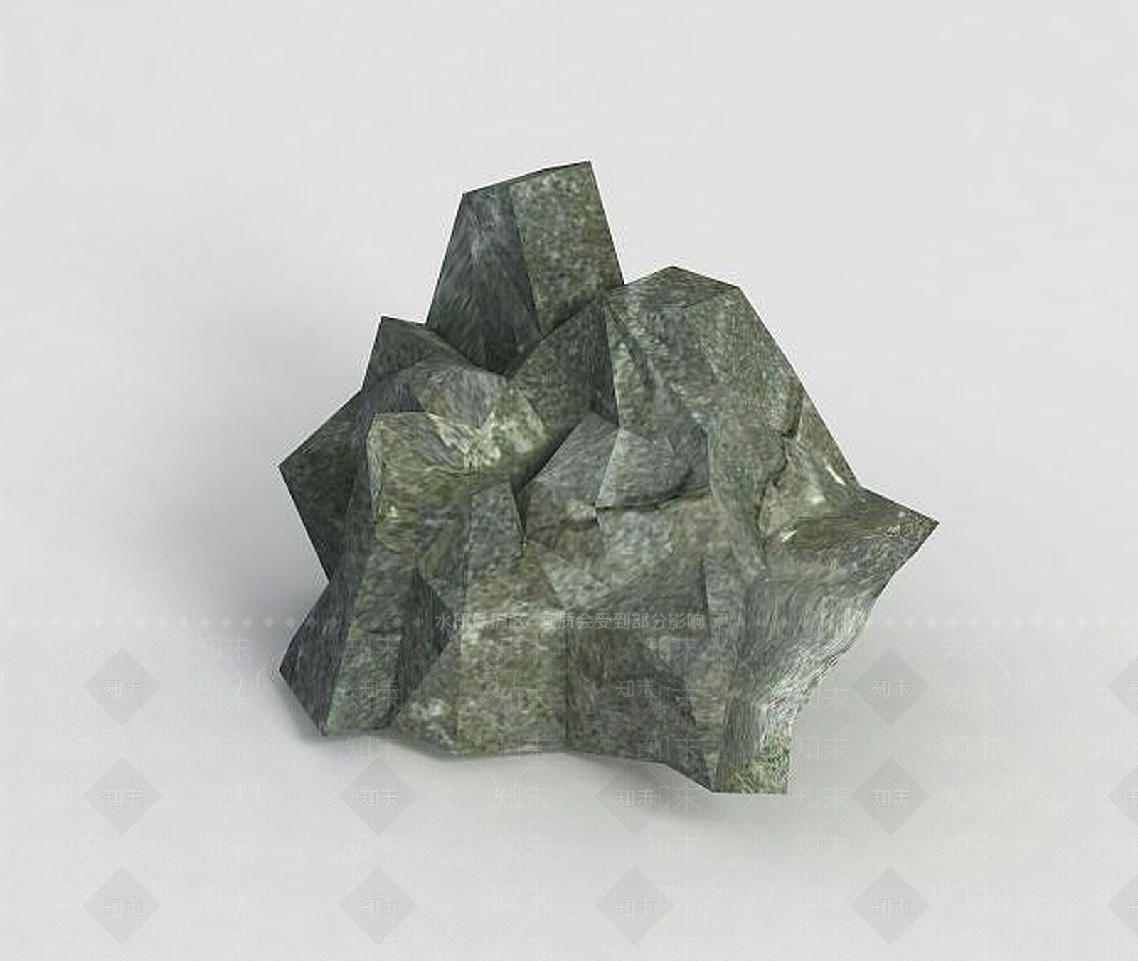 现代游戏道具石头3D模型下载【ID:1189467607】