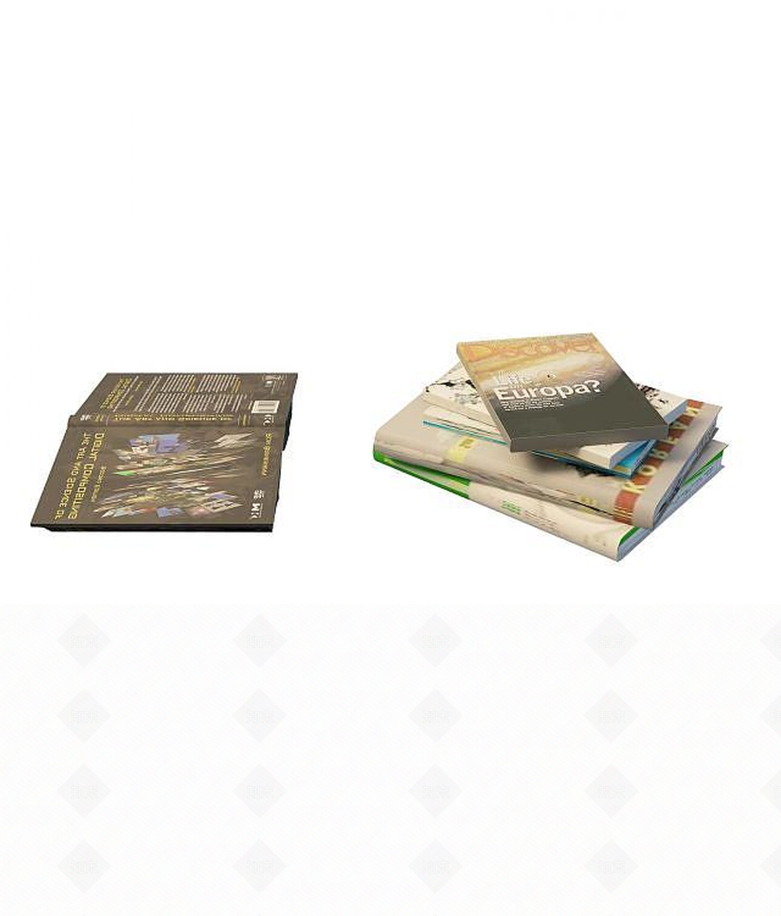 现代书3D模型下载【ID:1189468518】