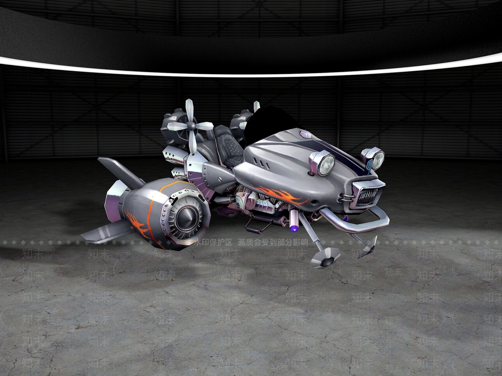 现代神魔坐骑机械飞行器3D模型下载【ID:1189469074】