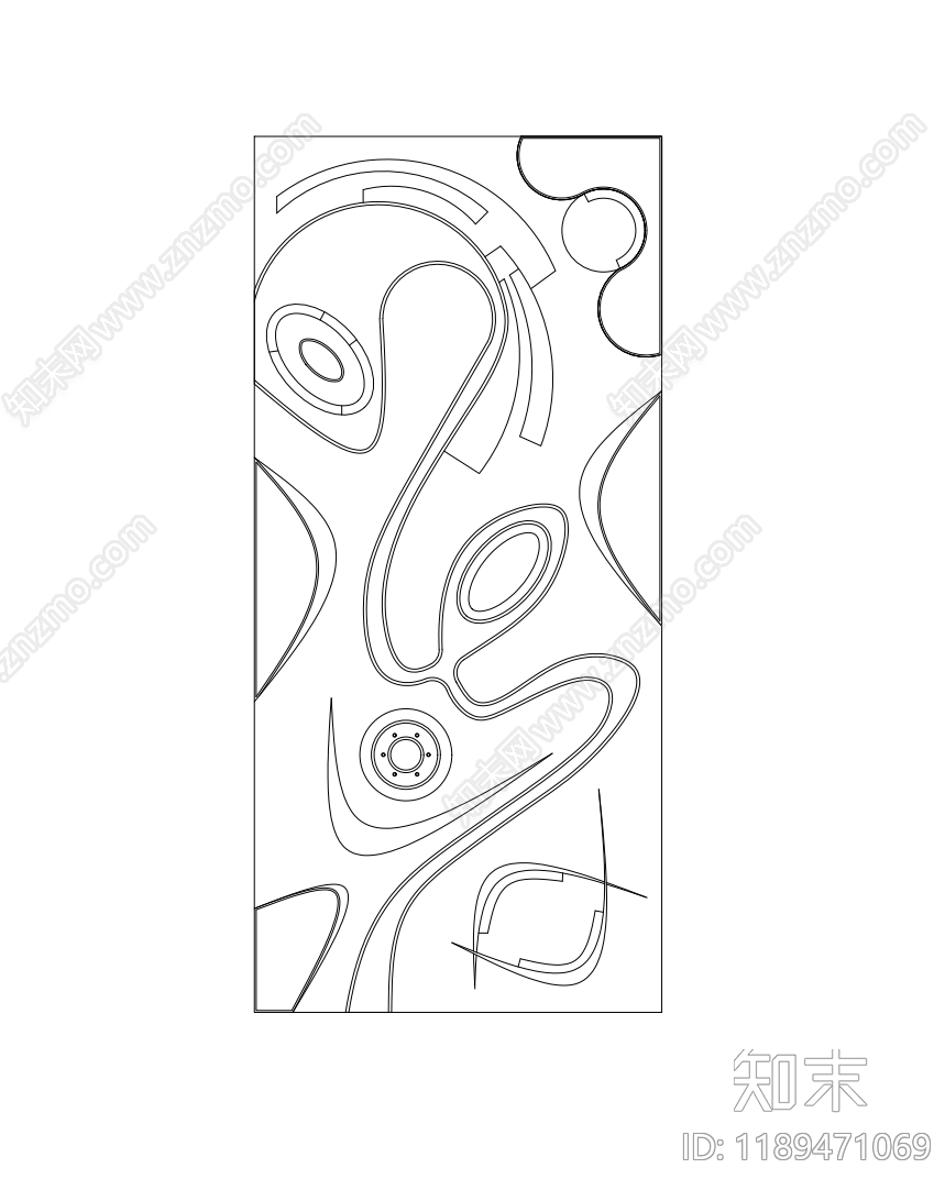 口袋公园cad施工图下载【ID:1189471069】