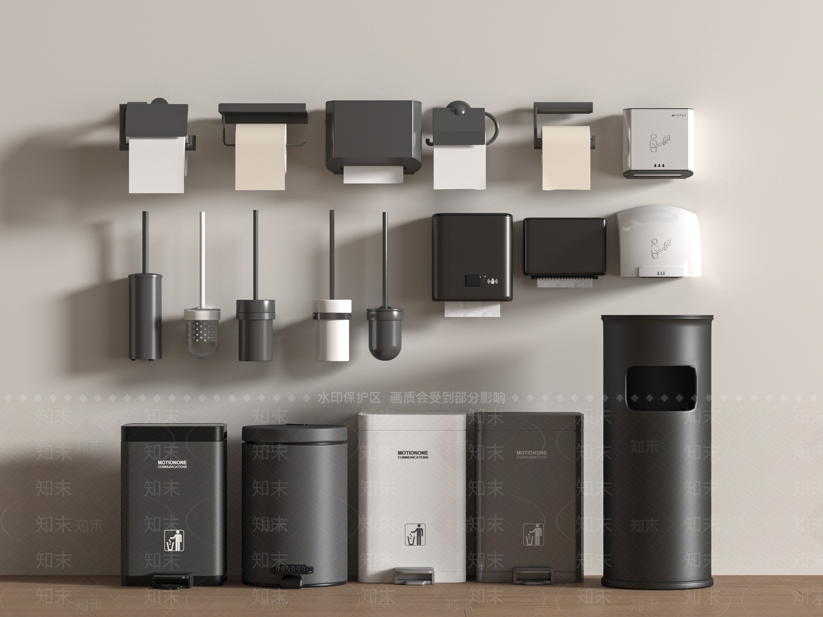 现代垃圾桶SU模型下载【ID:1189475000】