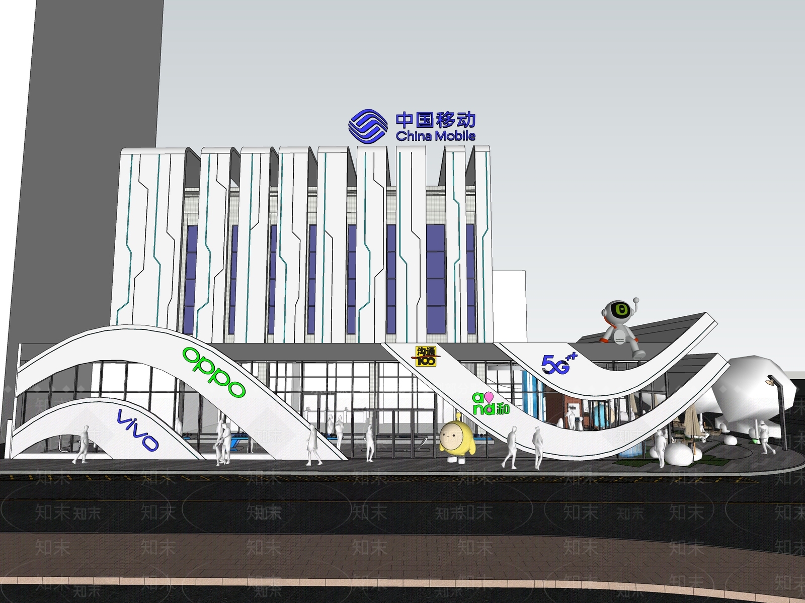 现代其他店铺SU模型下载【ID:1189481641】
