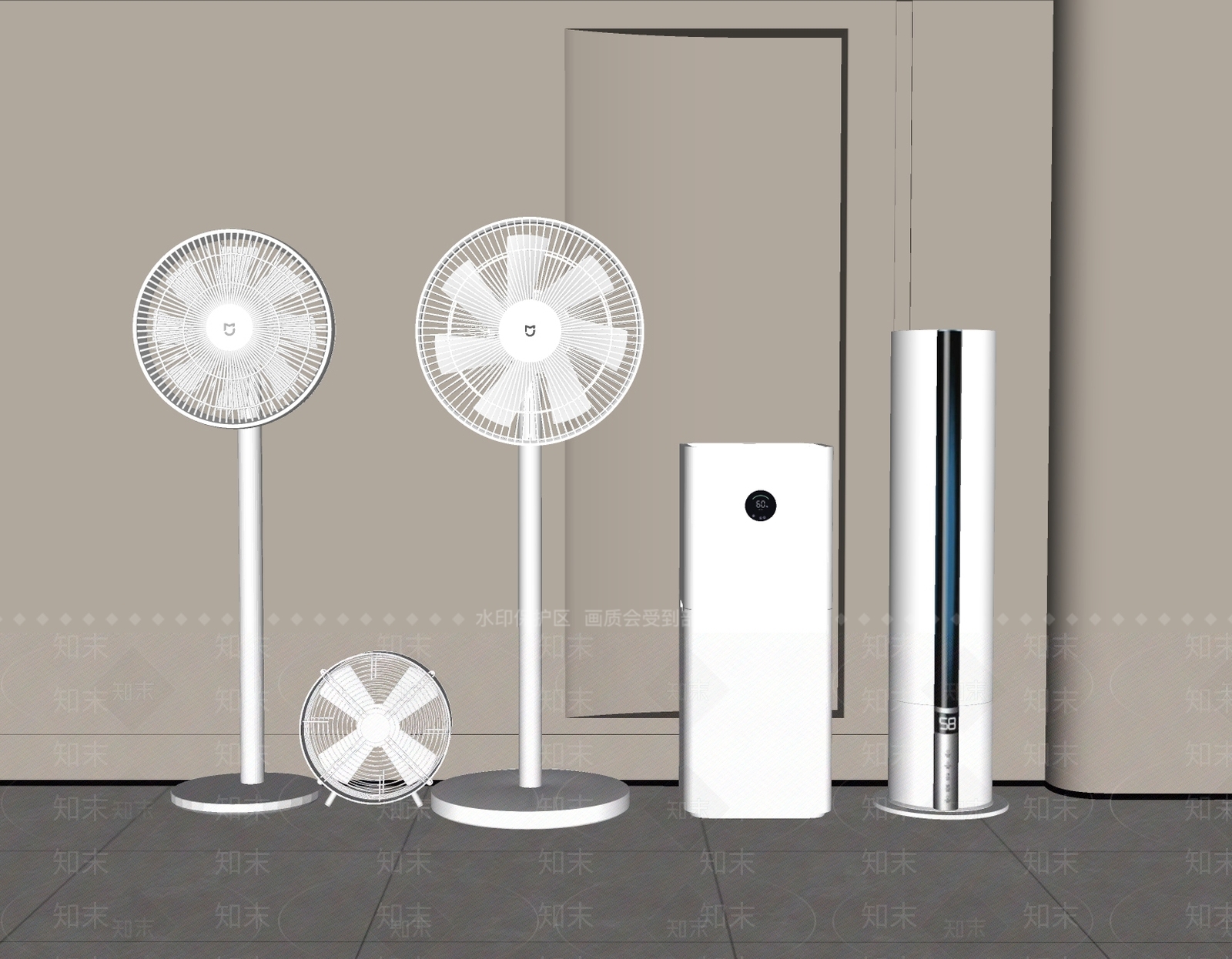 家用电器组合SU模型下载【ID:1189481063】