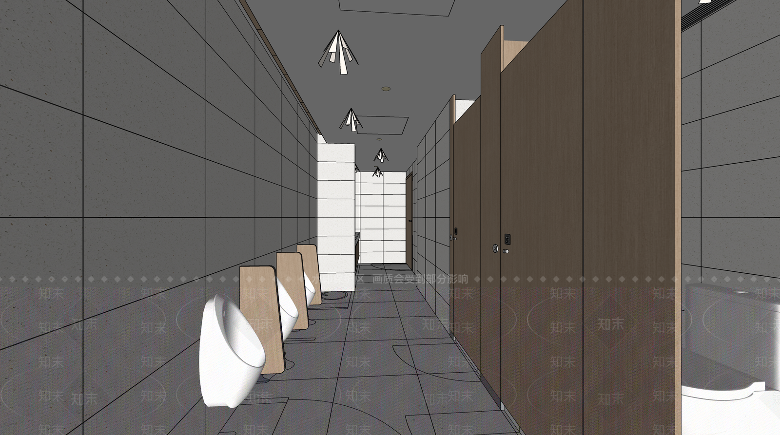 现代其他办公区域SU模型下载【ID:1189481622】
