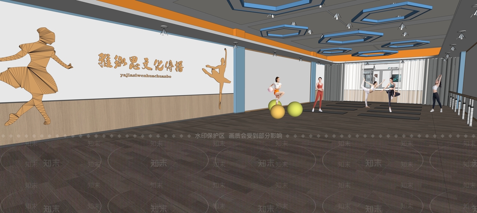 现代健身房SU模型下载【ID:1189482683】