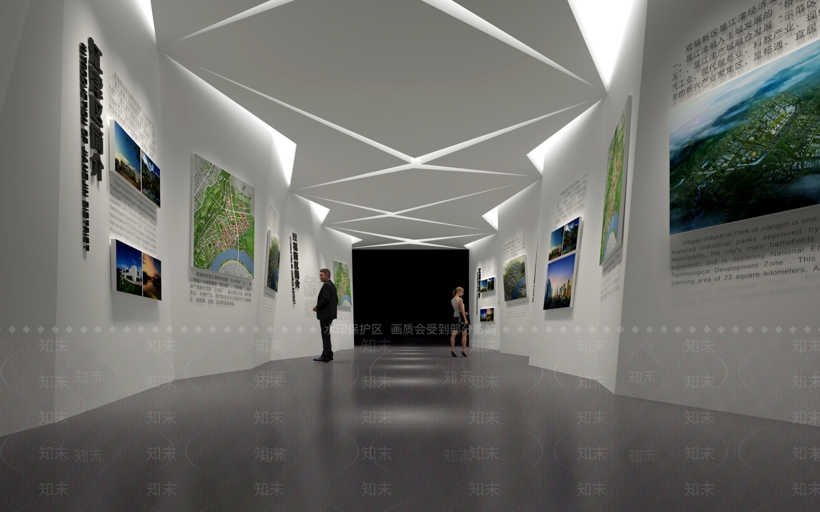 现代其他展厅SU模型下载【ID:1189482761】