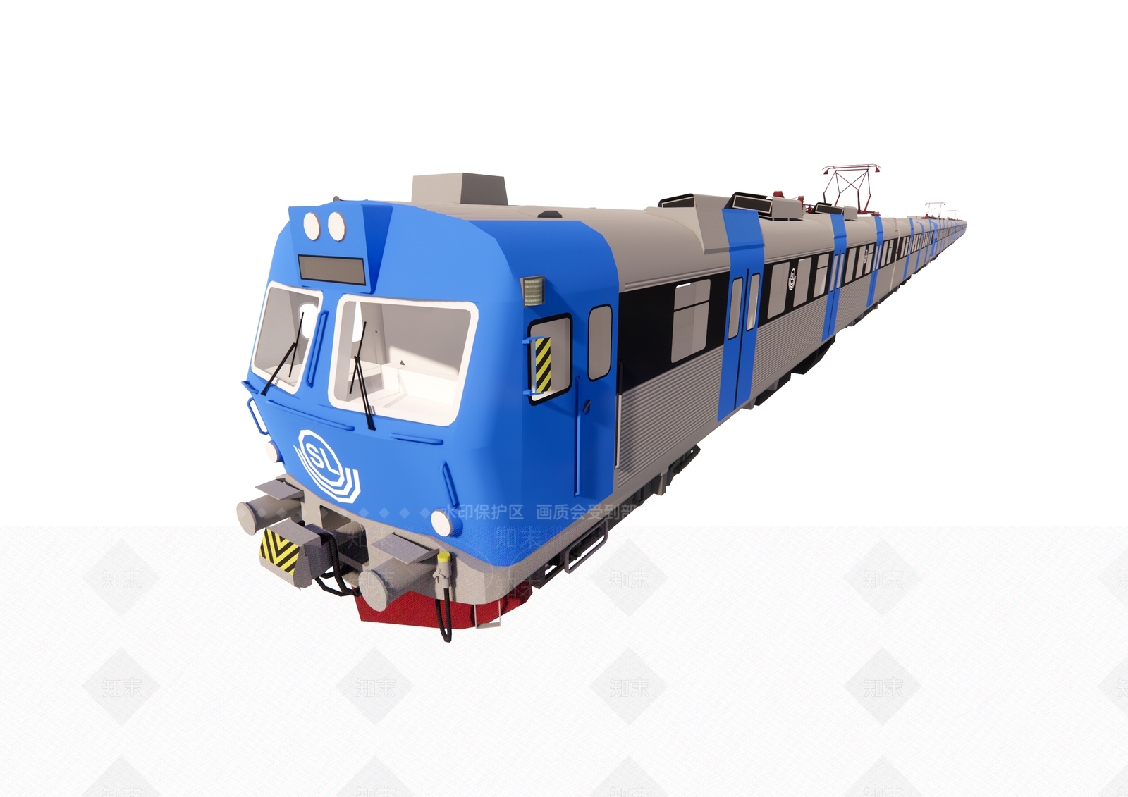 火车SU模型下载【ID:1189485572】