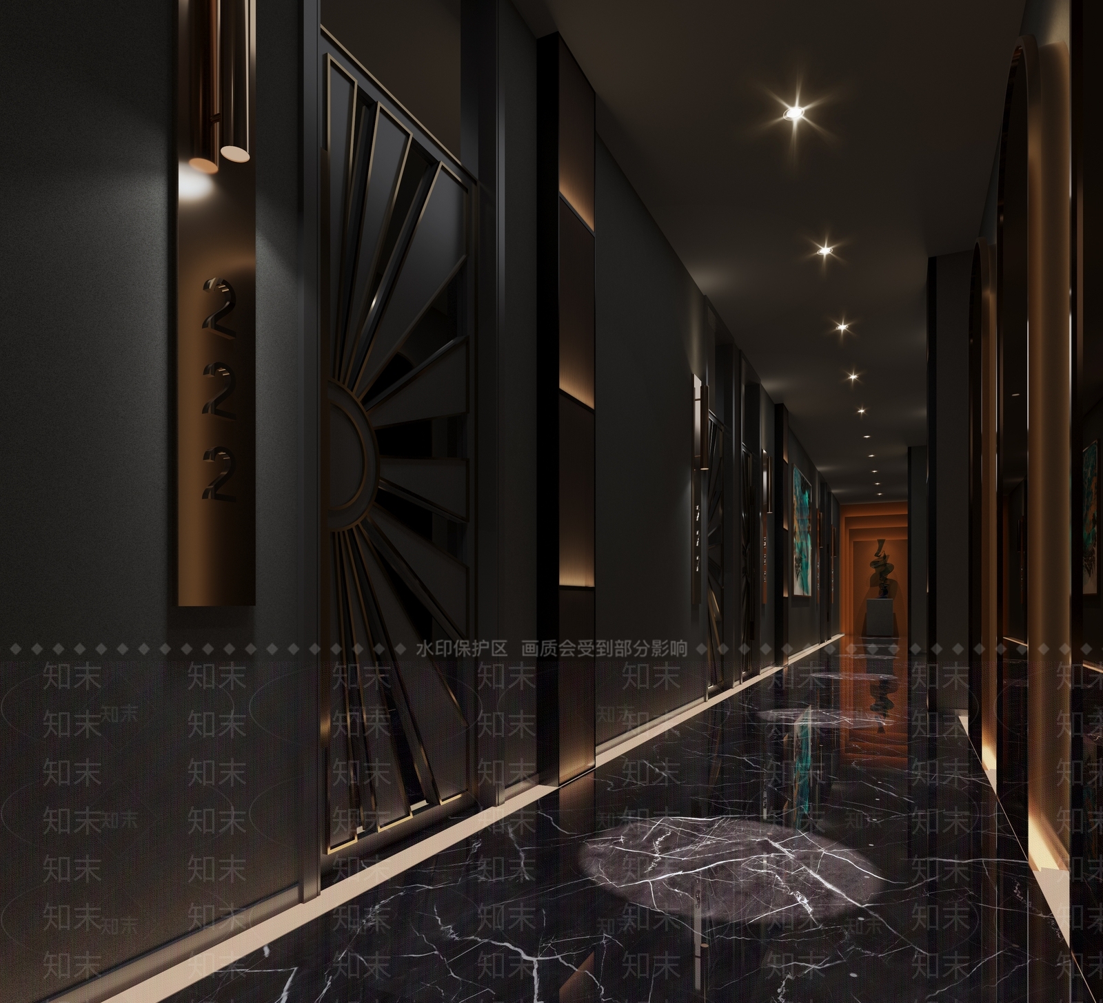 现代足浴店3D模型下载【ID:1189497501】