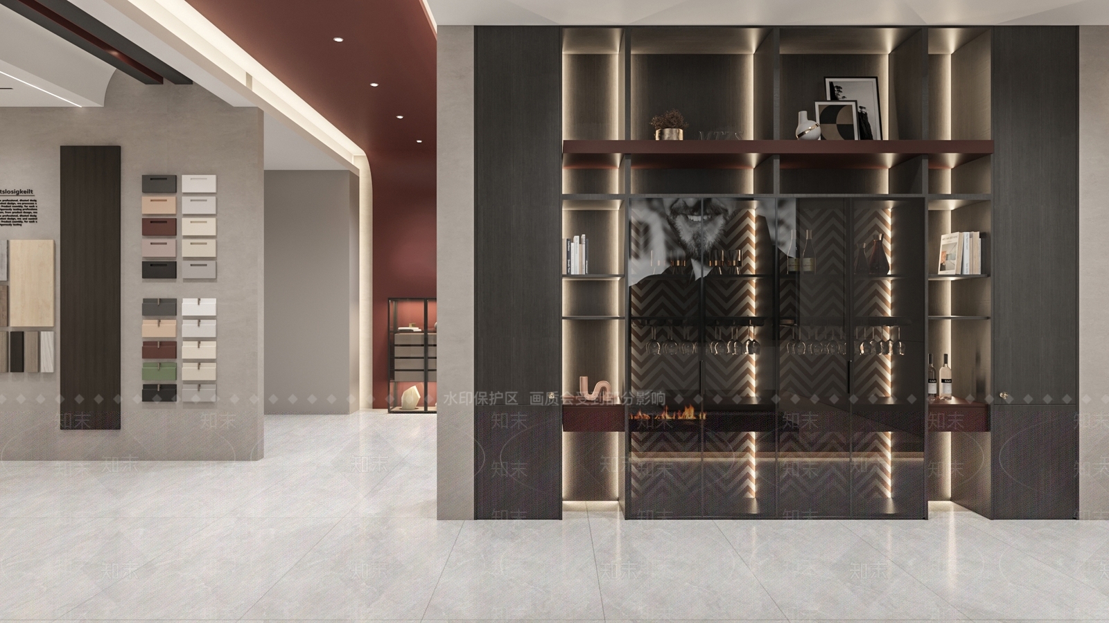 现代轻奢酒柜3D模型下载【ID:1189501112】