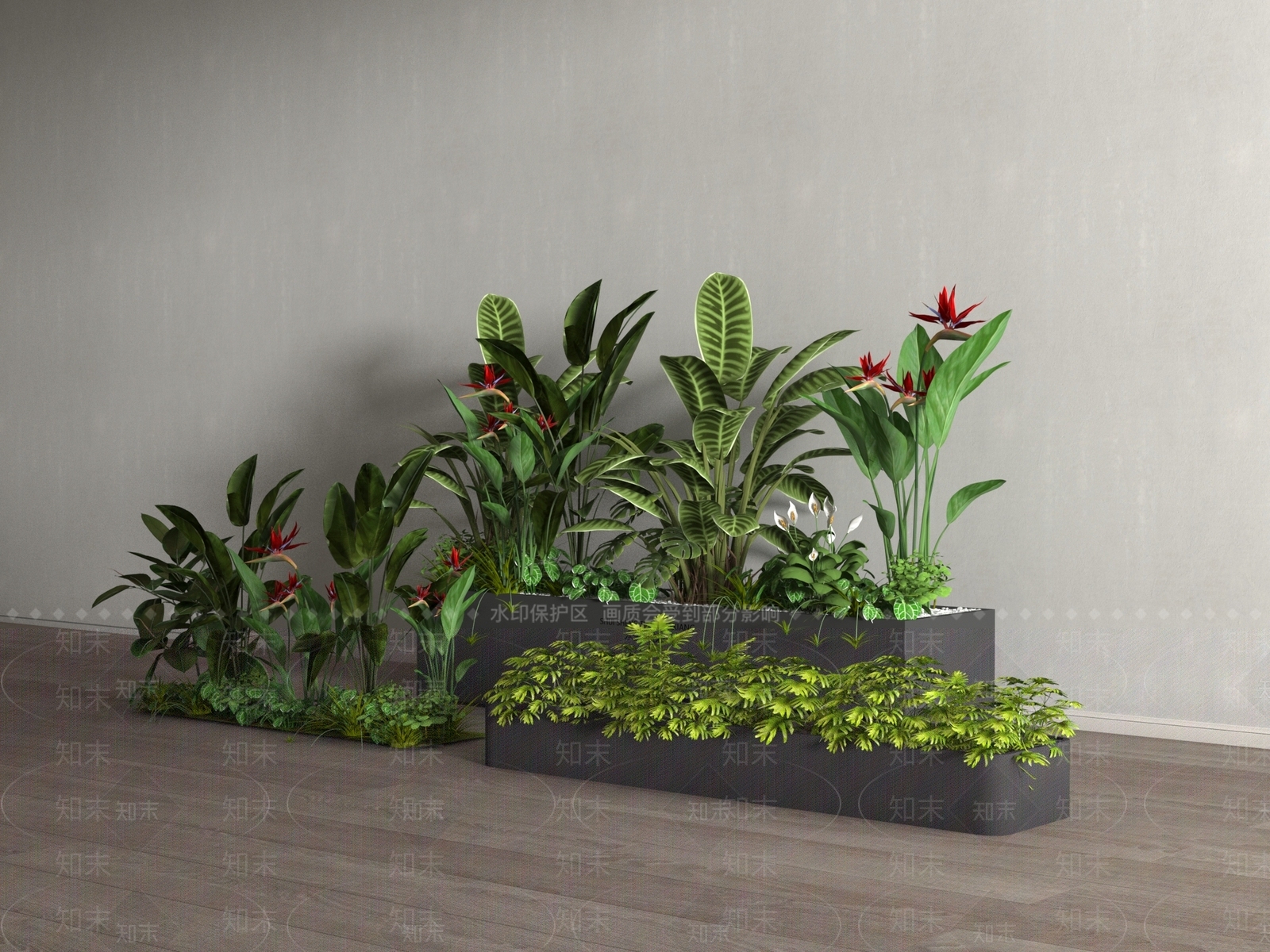 花箱3D模型下载【ID:1189501987】