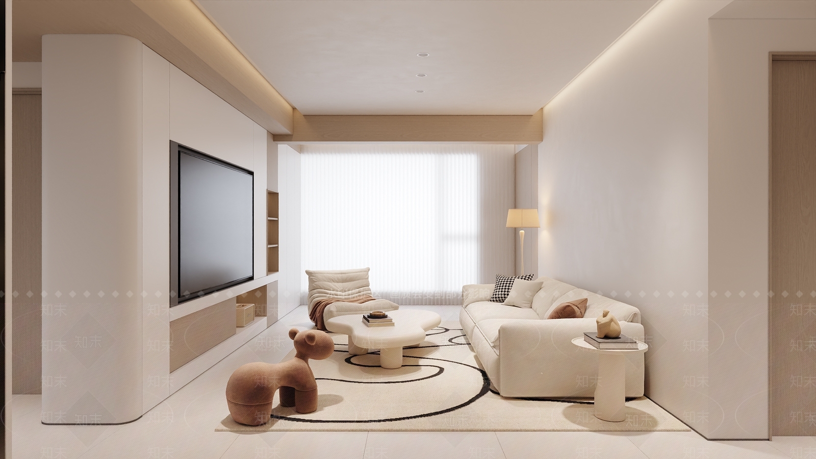 现代客餐厅3D模型下载【ID:1215070966】