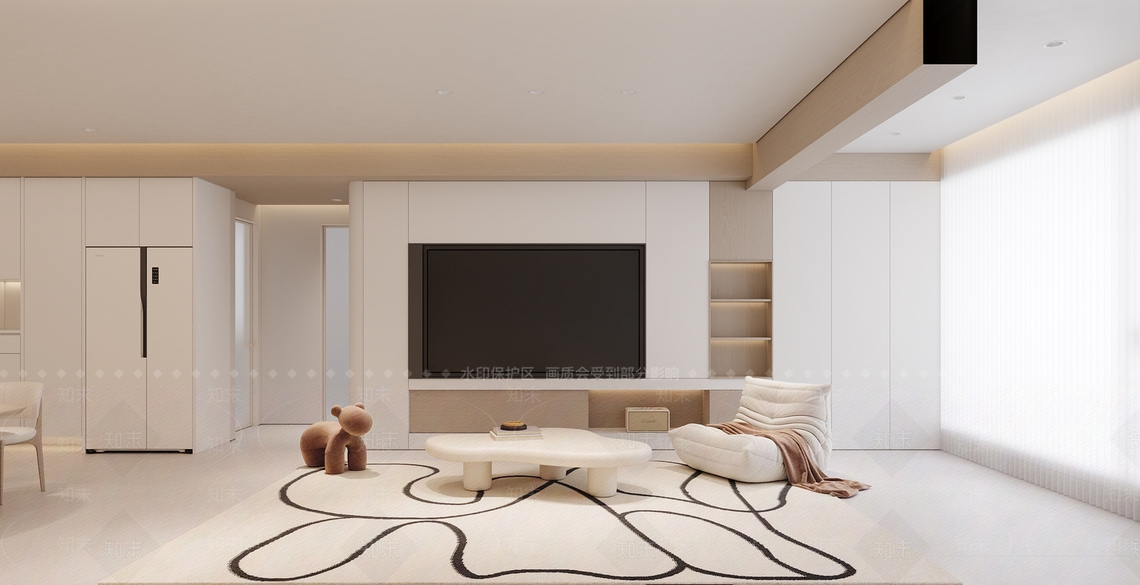 现代客餐厅3D模型下载【ID:1215070966】