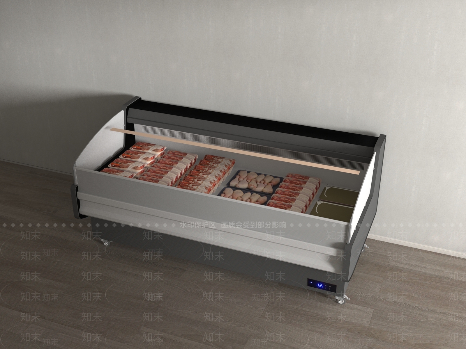 冰柜SU模型下载【ID:1189503321】