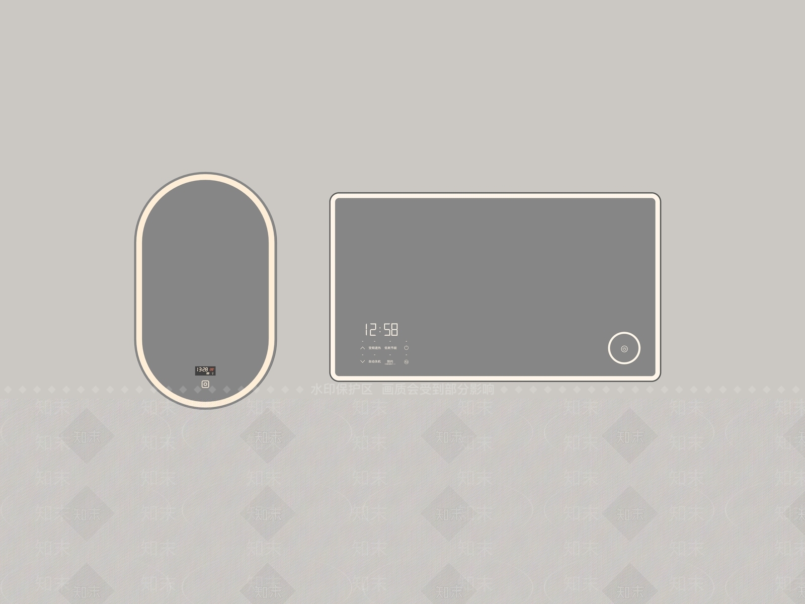 现代镜子SU模型下载【ID:1189504590】