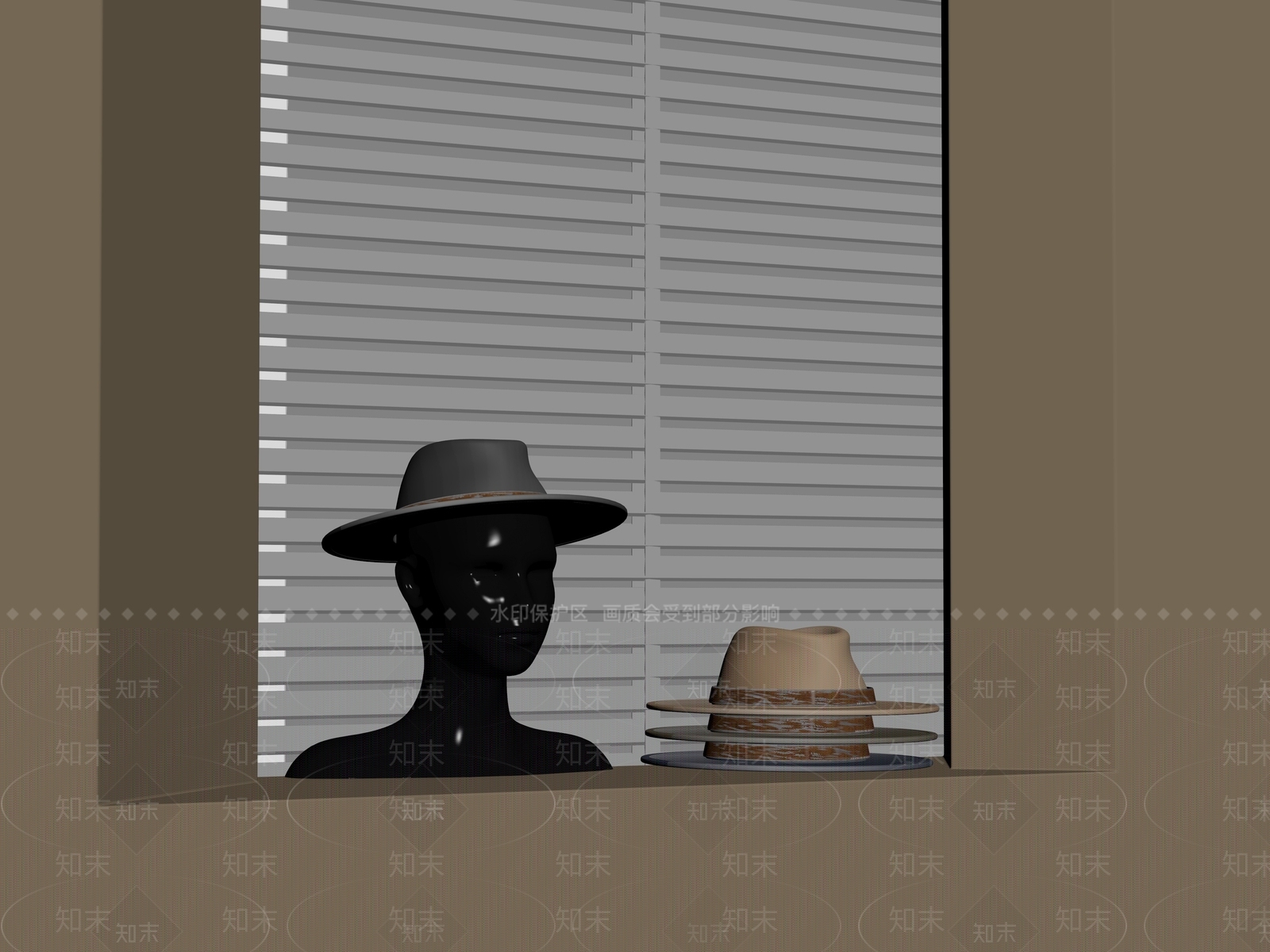 帽子SU模型下载【ID:1189509173】