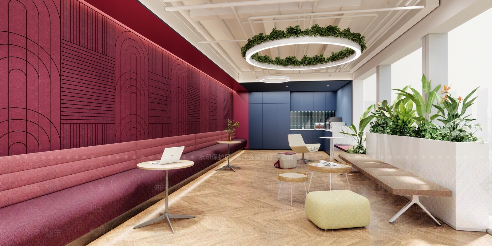 现代茶水间SU模型下载【ID:1189509305】