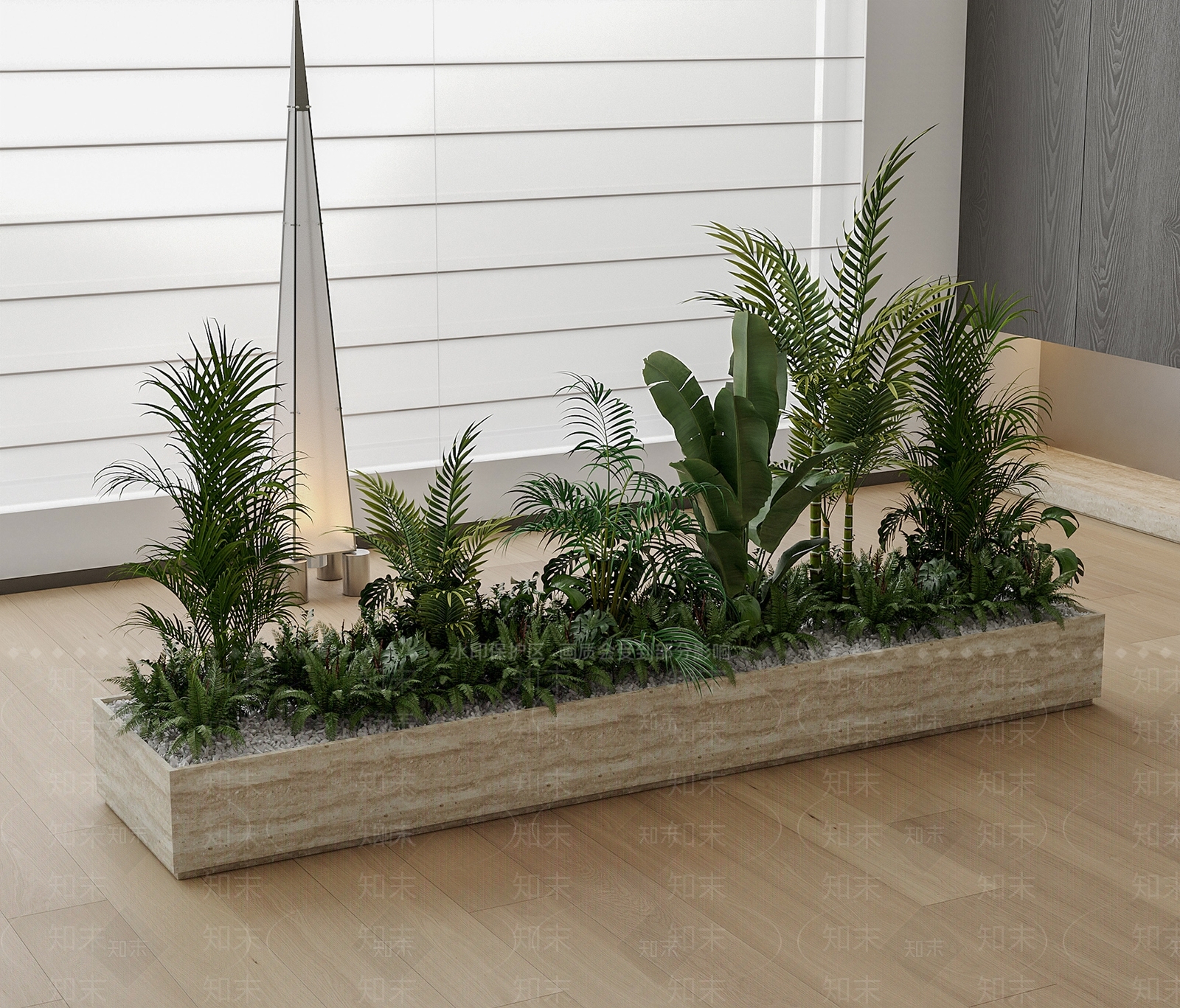 现代禅意其他景观小品3D模型下载【ID:1189520764】