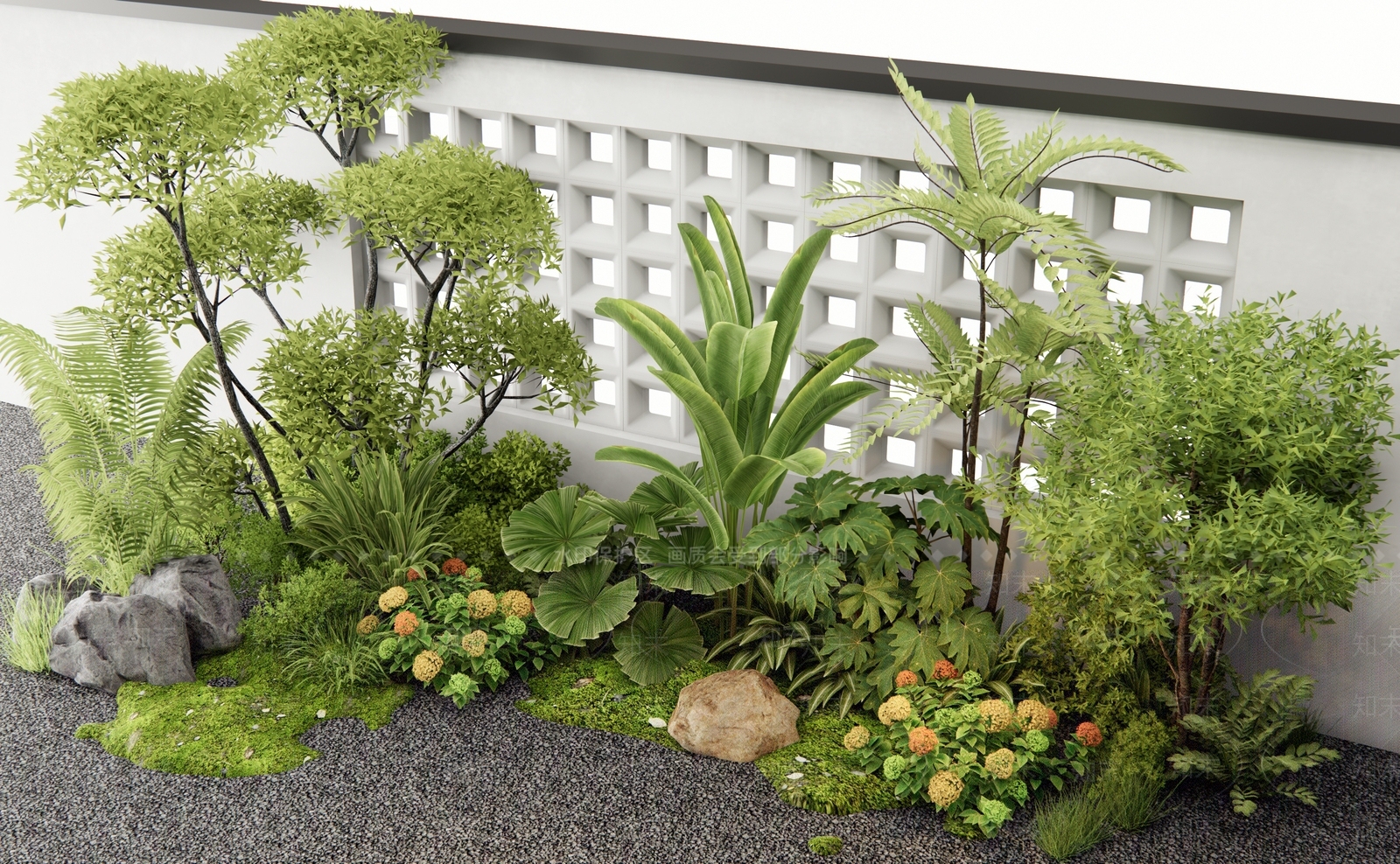 灌木SU模型下载【ID:1189521408】