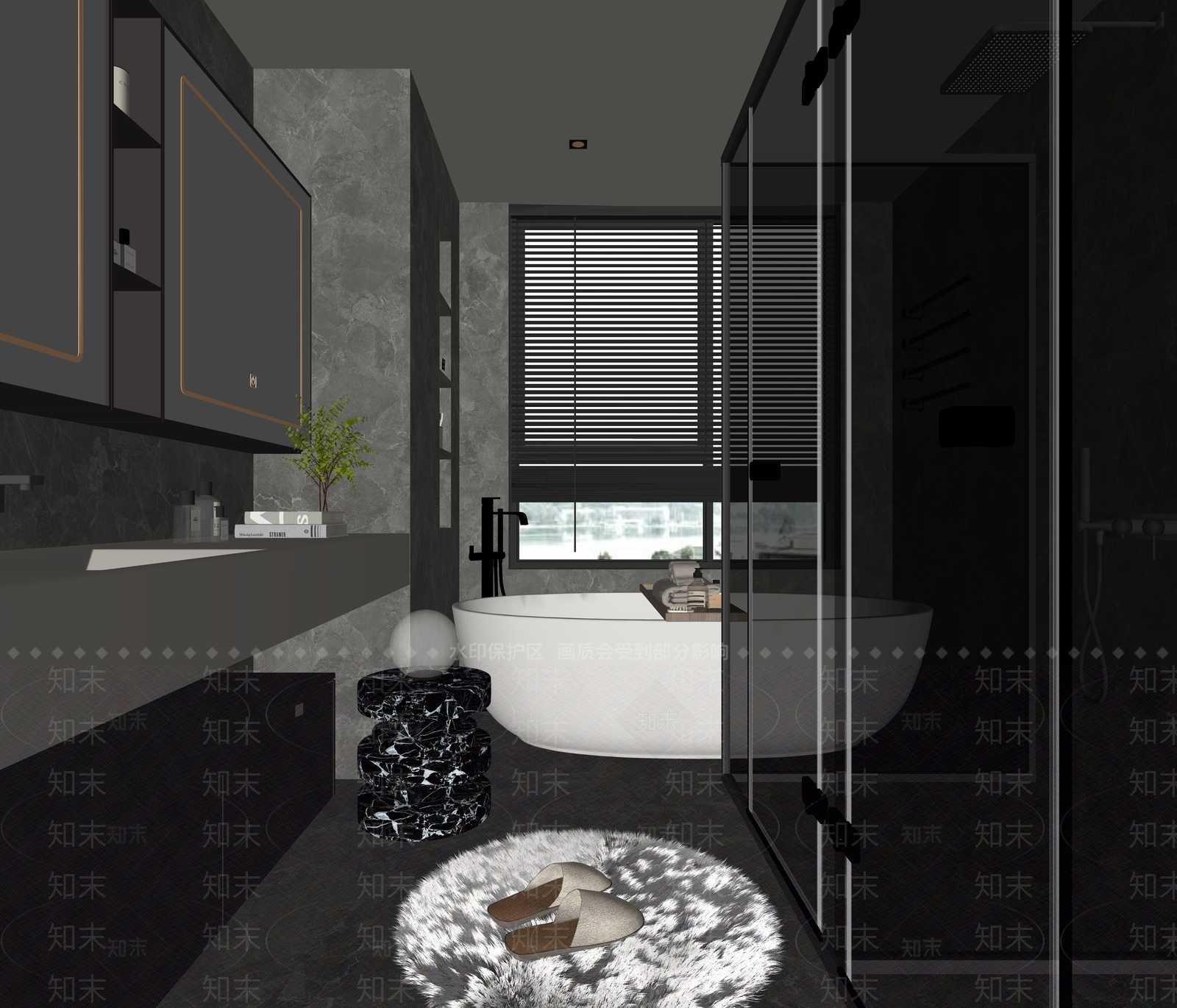 现代卫生间SU模型下载【ID:1189524174】