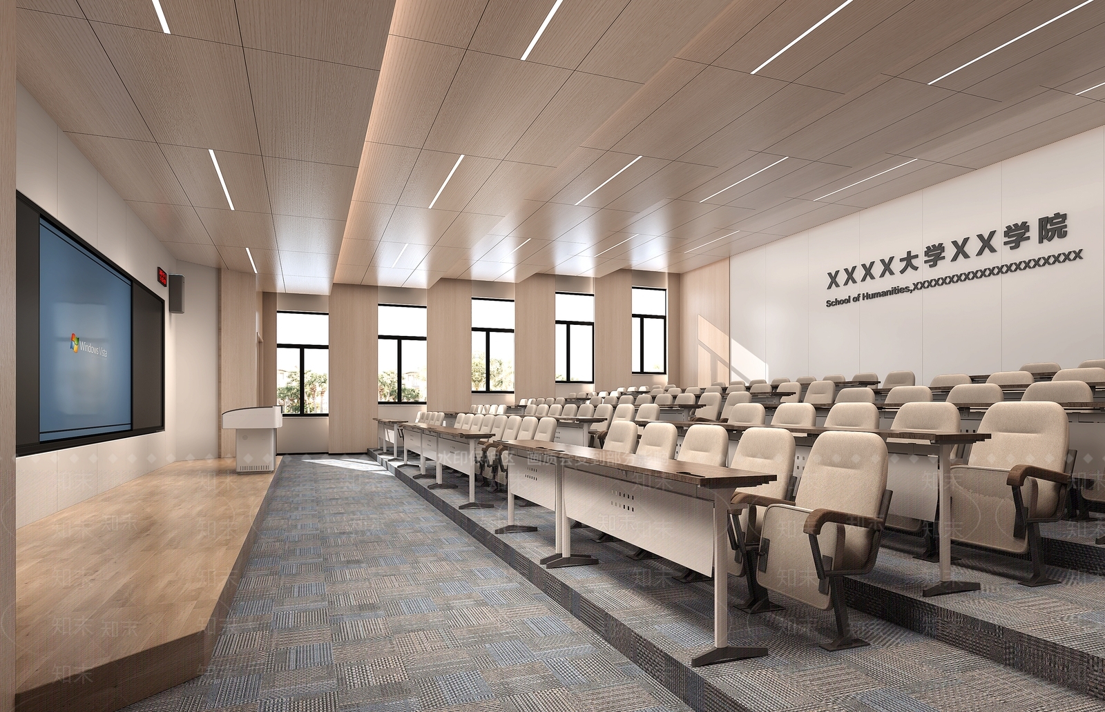 现代其他公共空间3D模型下载【ID:1189531491】
