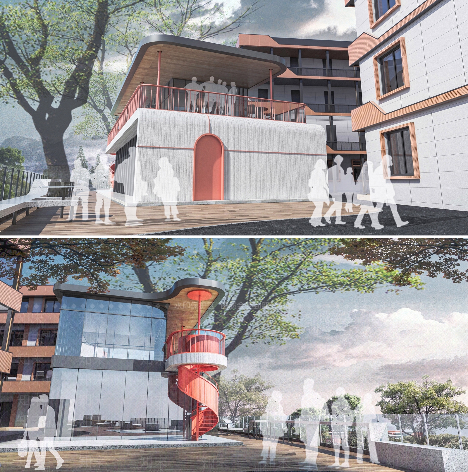 现代简约小公建SU模型下载【ID:1189532290】