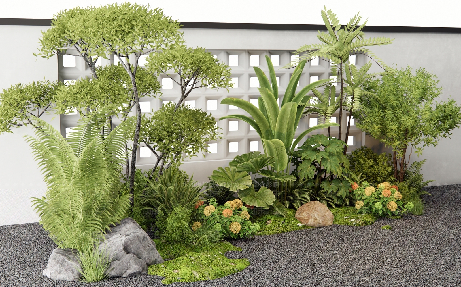 植物堆3D模型下载【ID:1189533057】