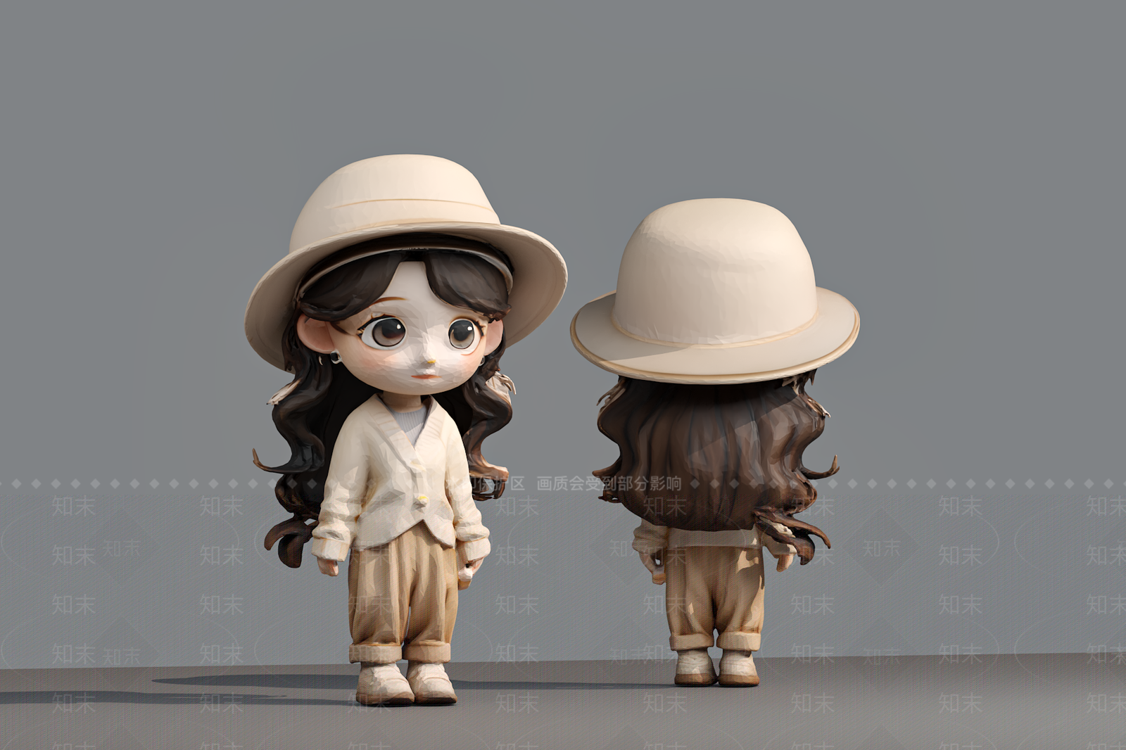 女人3D模型下载【ID:1189537210】
