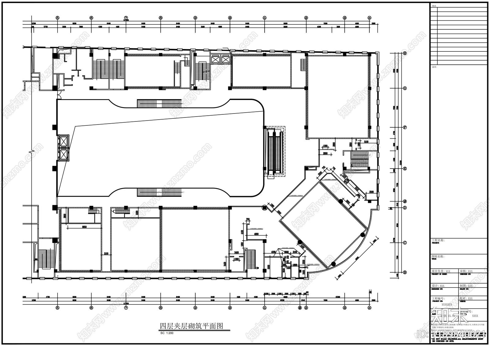 现代其他商业空间cad施工图下载【ID:1189540021】