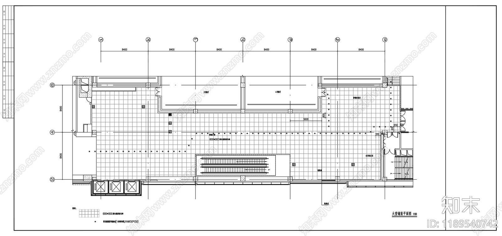 现代其他商业空间cad施工图下载【ID:1189540742】