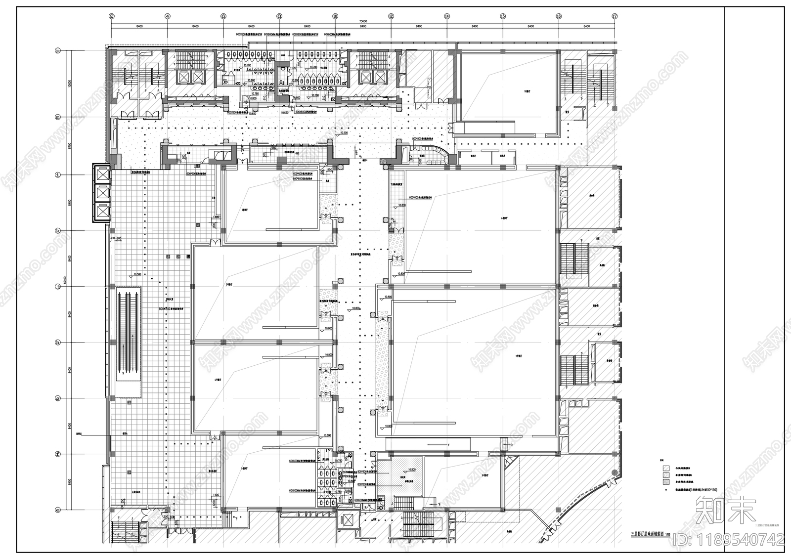 现代其他商业空间cad施工图下载【ID:1189540742】