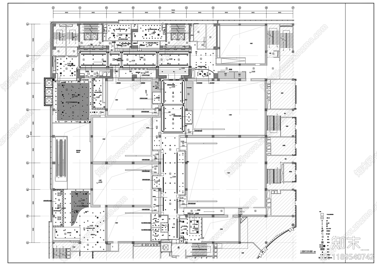 现代其他商业空间cad施工图下载【ID:1189540742】