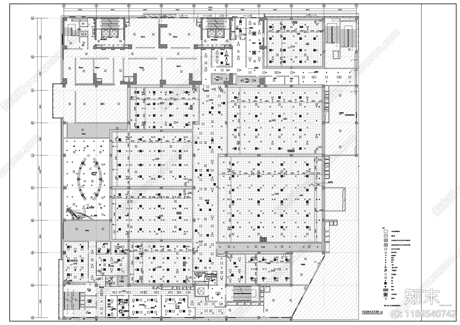 现代其他商业空间cad施工图下载【ID:1189540742】