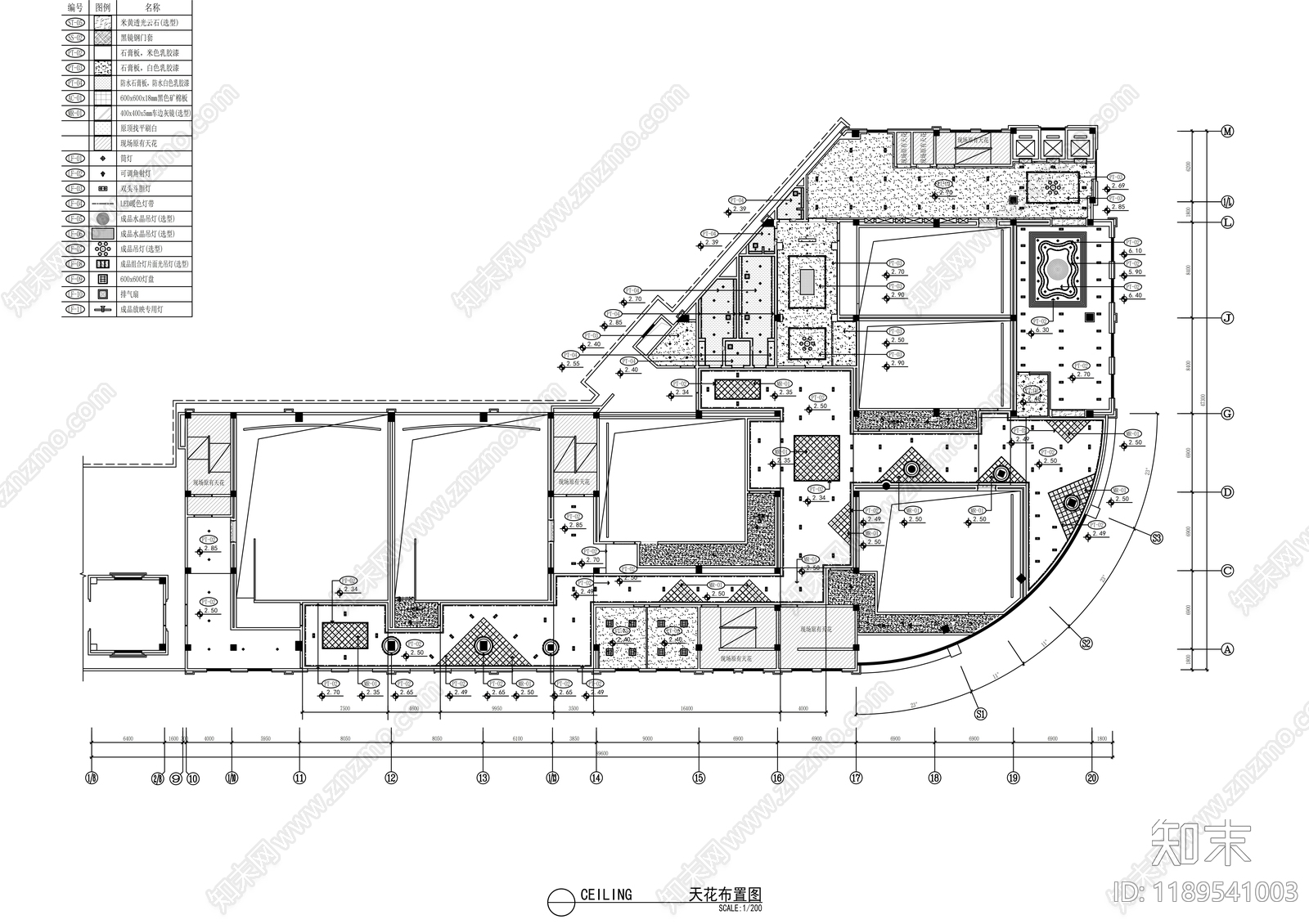 现代其他商业空间cad施工图下载【ID:1189541003】
